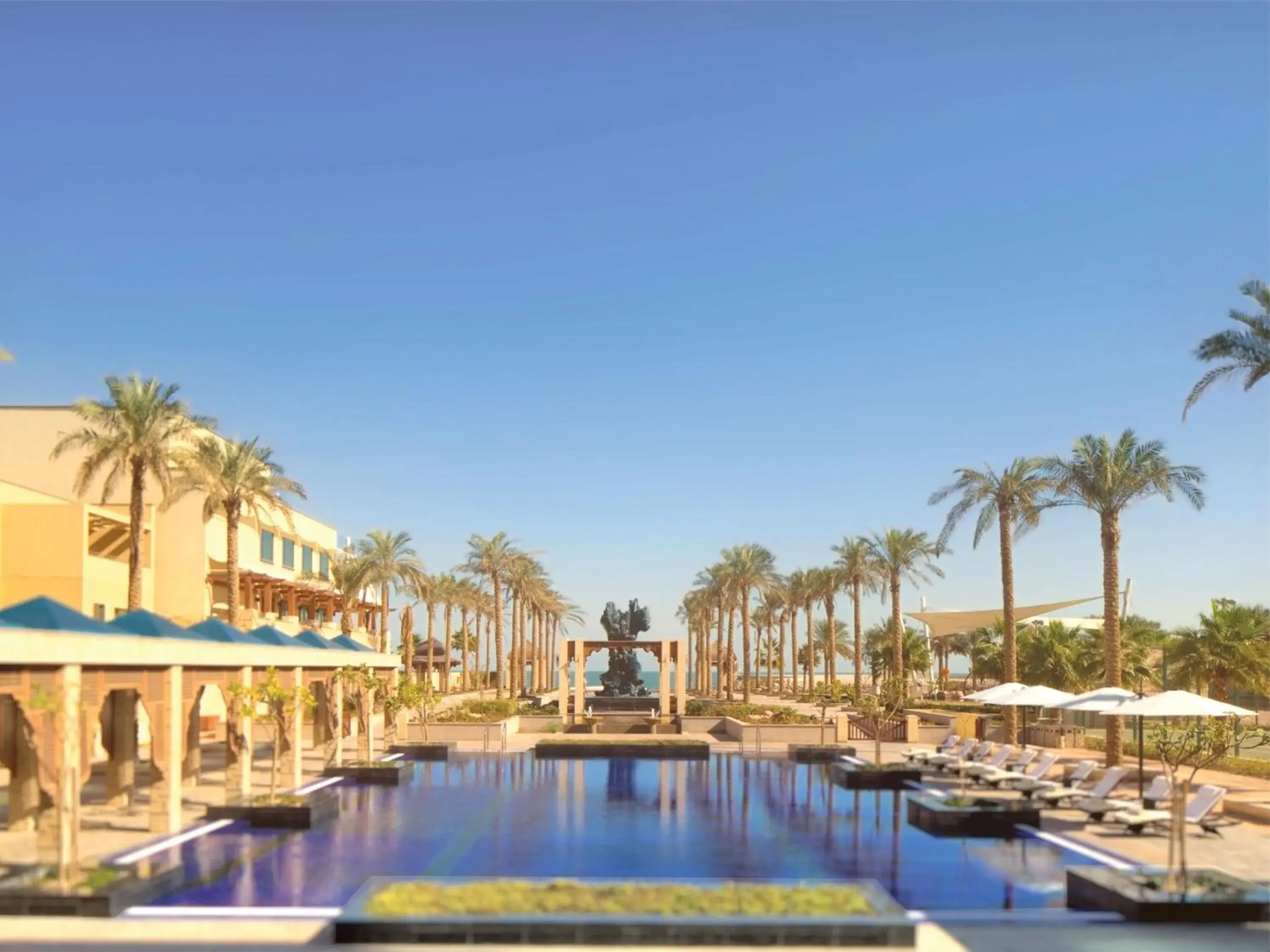 Swimming pool in Jumeirah Messilah Beach Kuwait Swimming pool in Jumeirah Messilah Beach Kuwait