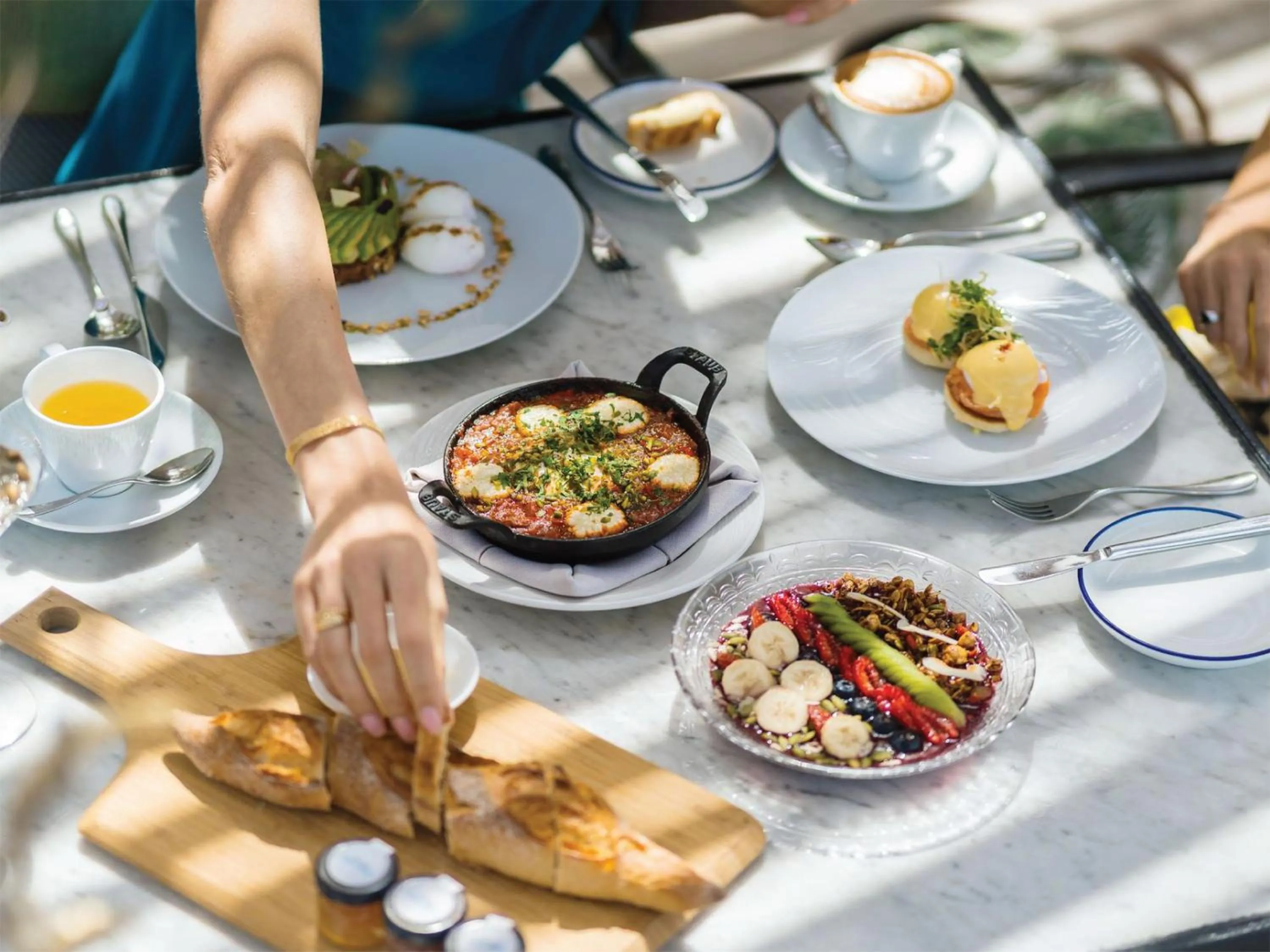 Breakfast in Jumeirah Messilah Beach Kuwait