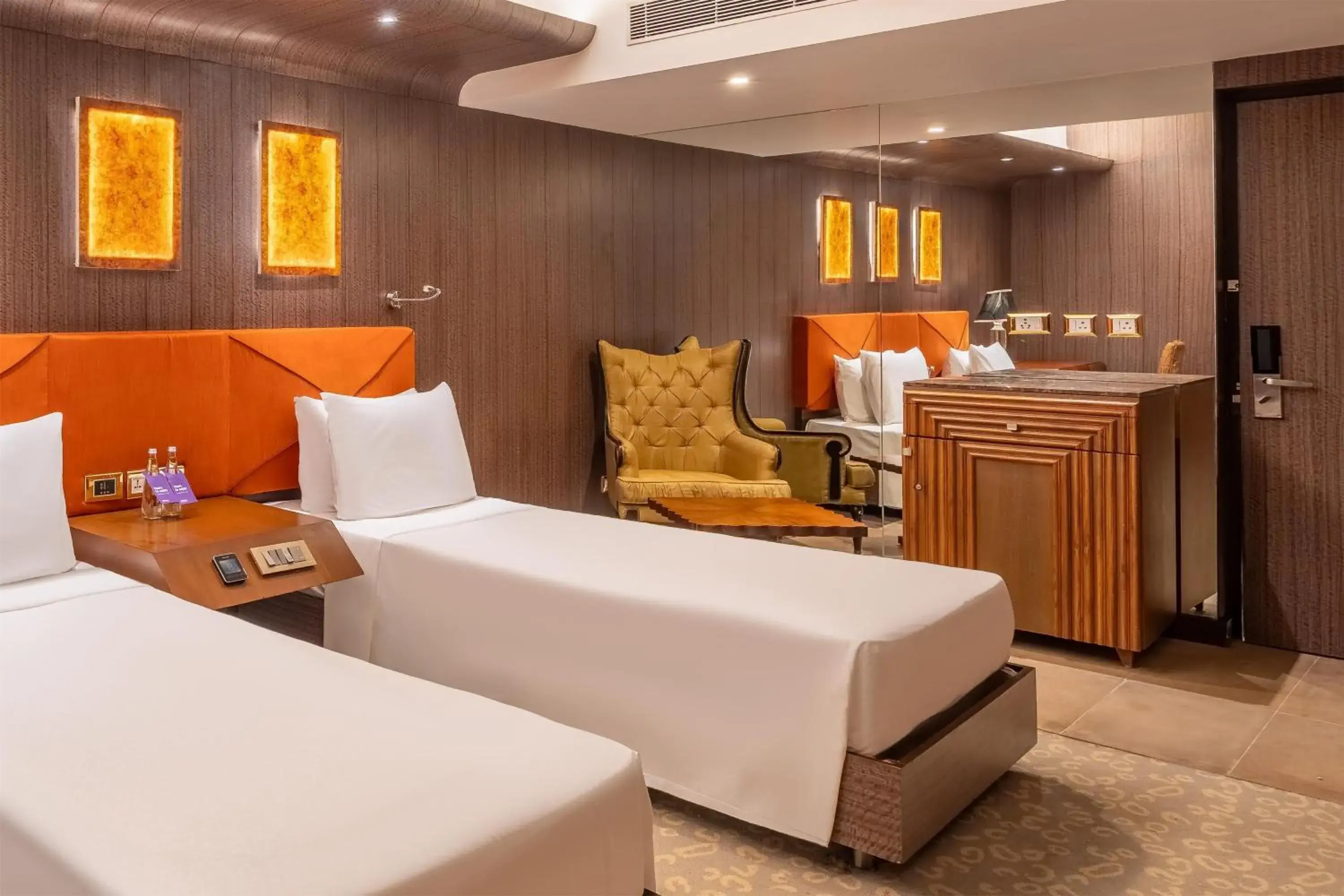 Bedroom, Bed in Radisson Blu Hotel MBD Ludhiana Bedroom, Bed in Radisson Blu Hotel MBD Ludhiana