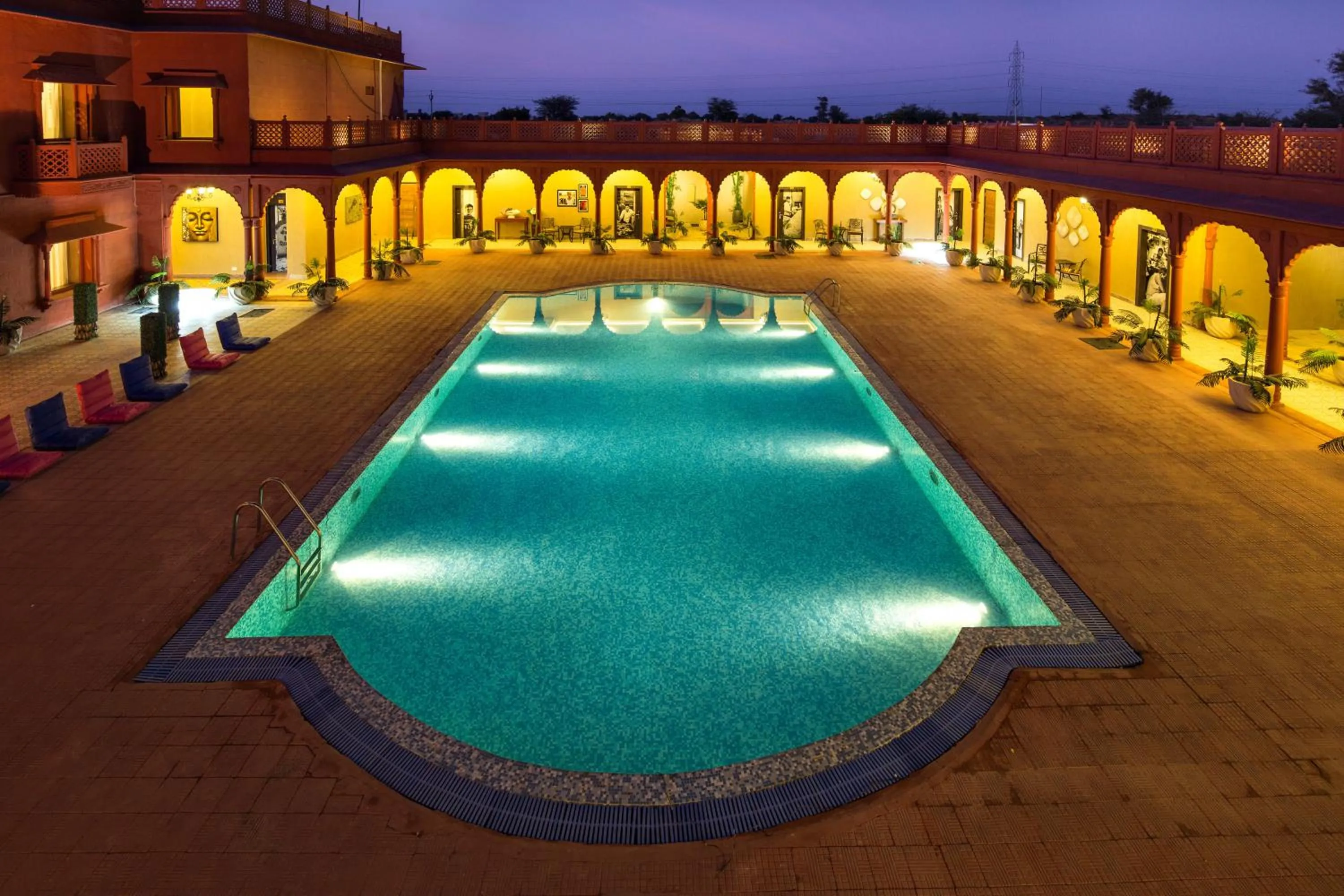 Swimming pool in Vesta Bikaner Palace