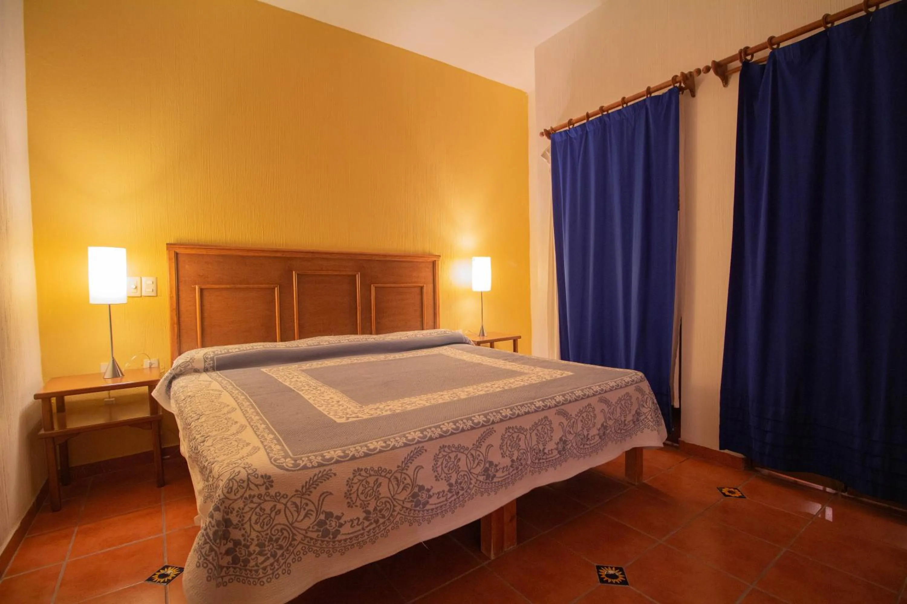 Bed in Hotel Degollado