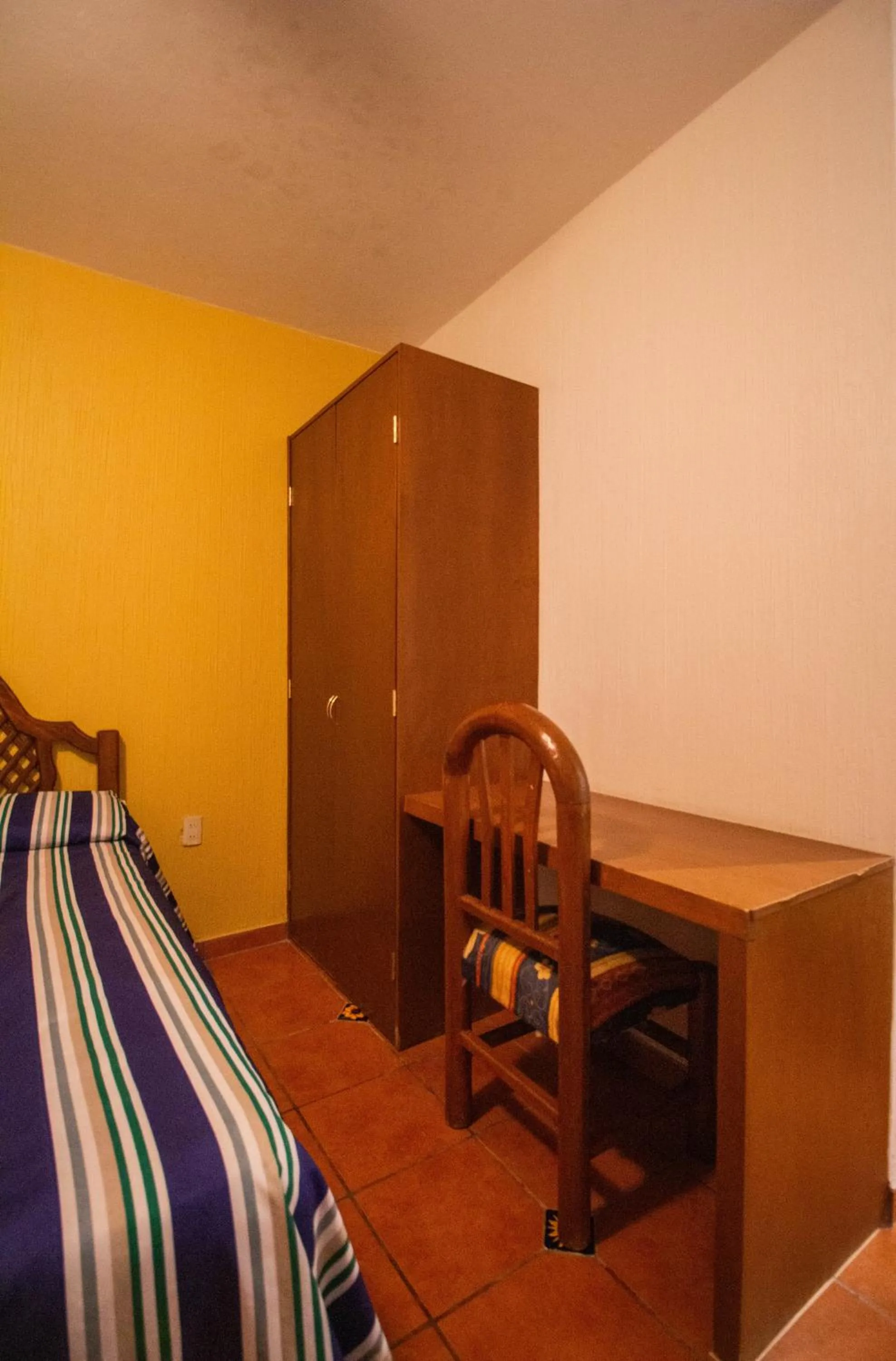 Bed in Hotel Degollado