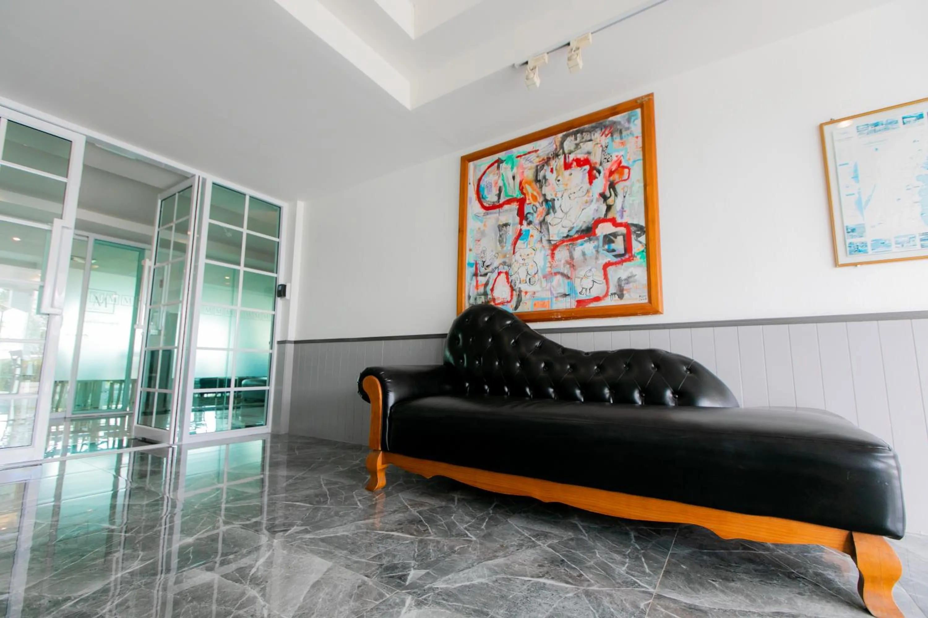 Seating area in The Mercy Hotel