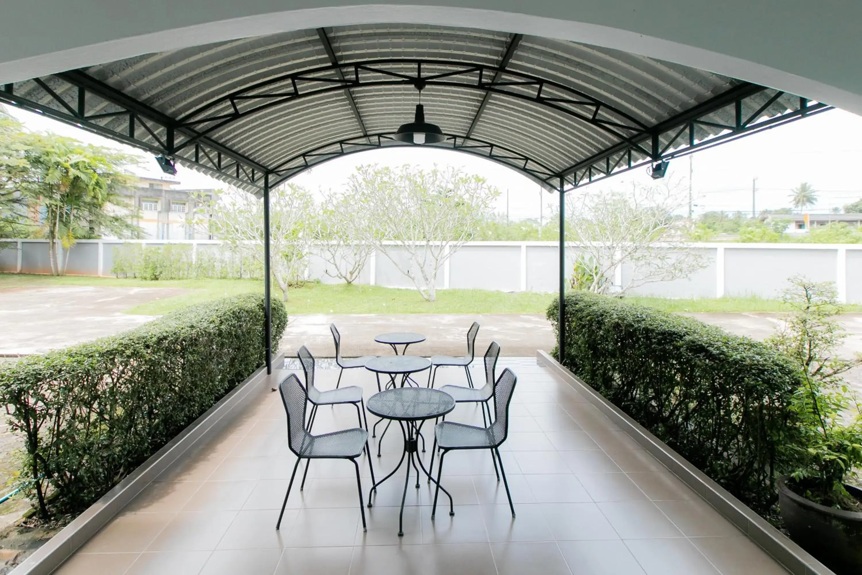 Garden view in The Mercy Hotel Garden view in The Mercy Hotel