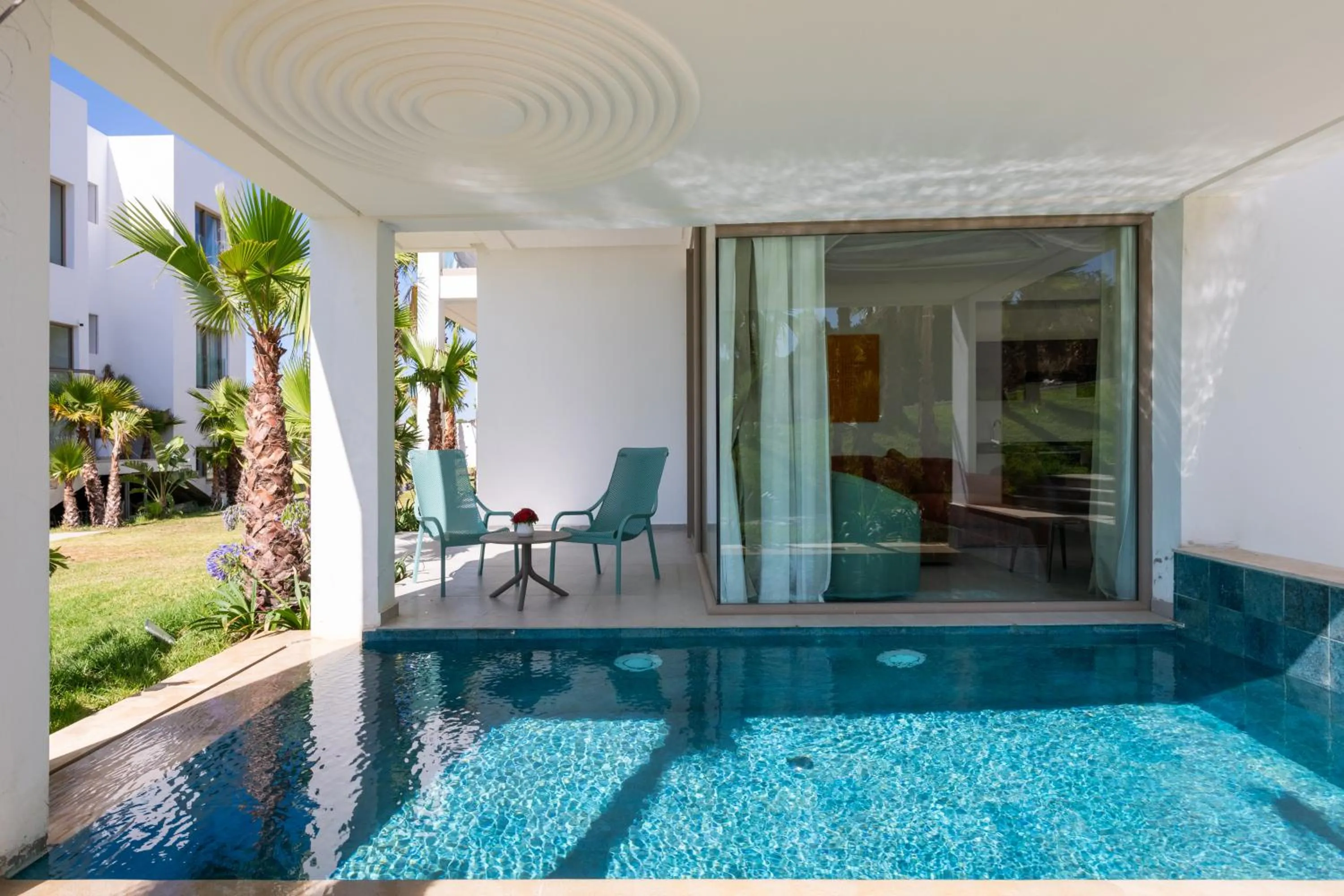 Patio in Le Tanger Résidence Hôtelière