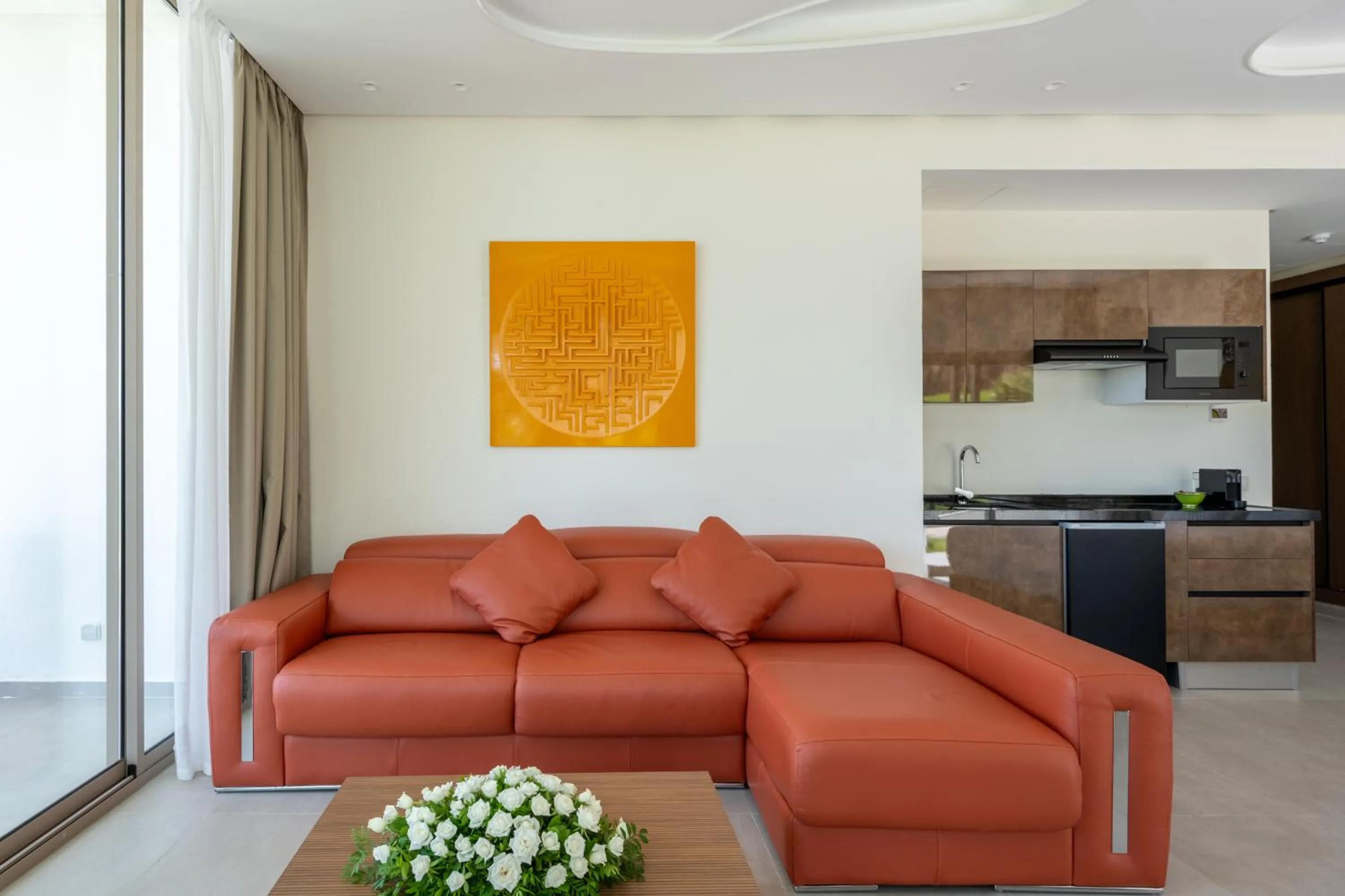 Seating area in Le Tanger Résidence Hôtelière