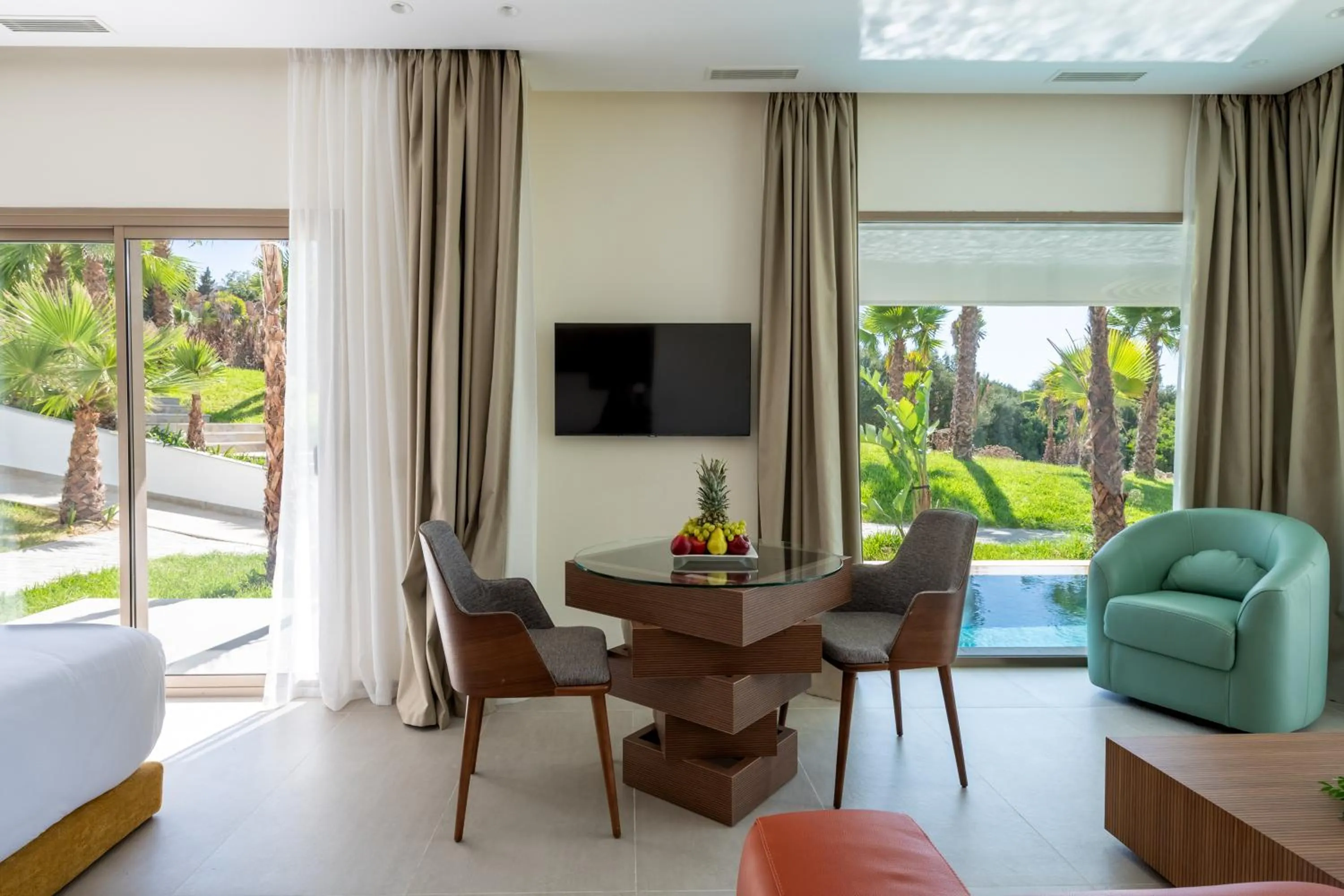 Seating area in Le Tanger Résidence Hôtelière