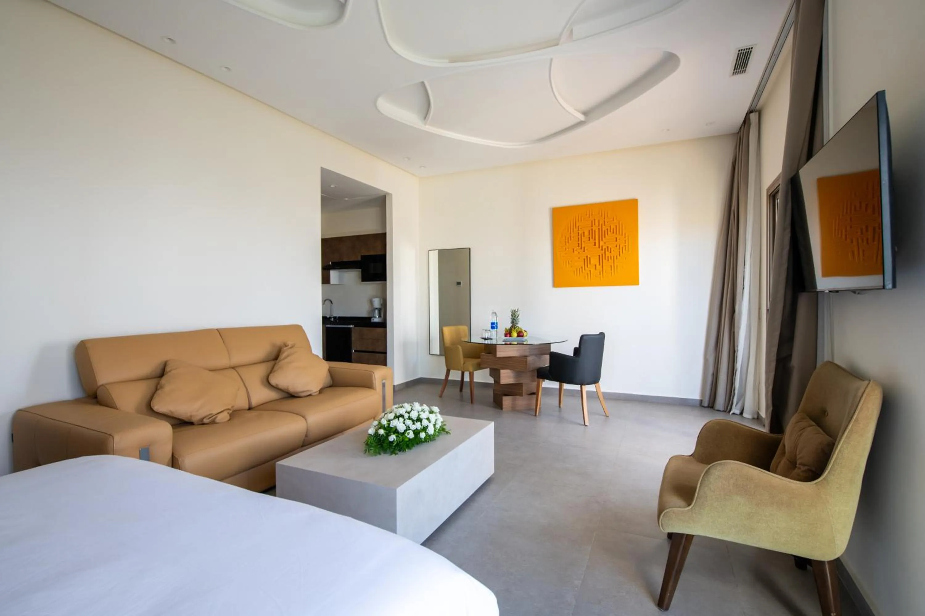 Seating area in Le Tanger Résidence Hôtelière