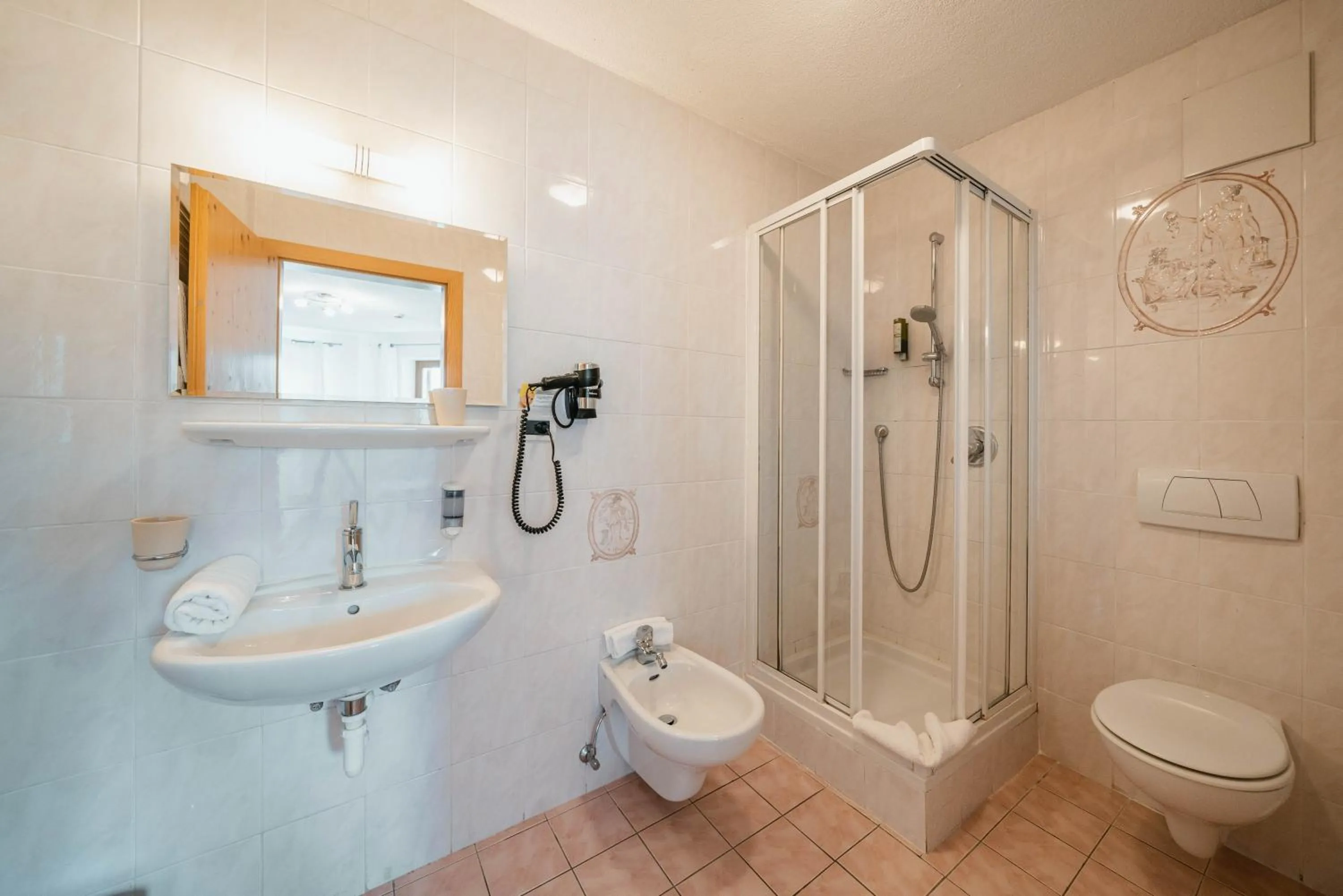 Bathroom in Golfhotel Sonne
