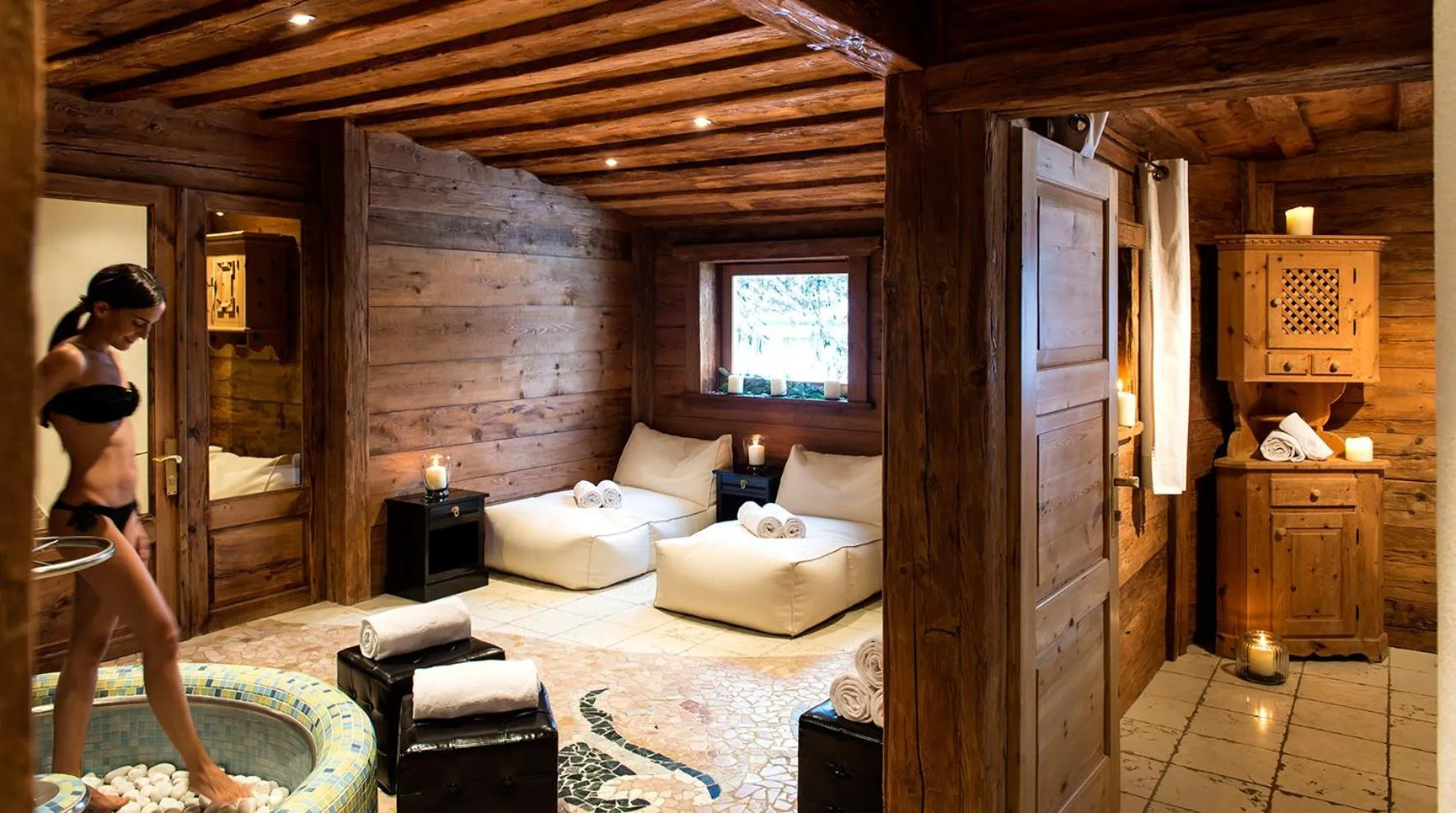 Spa and wellness centre/facilities, Bed in Golfhotel Sonne
