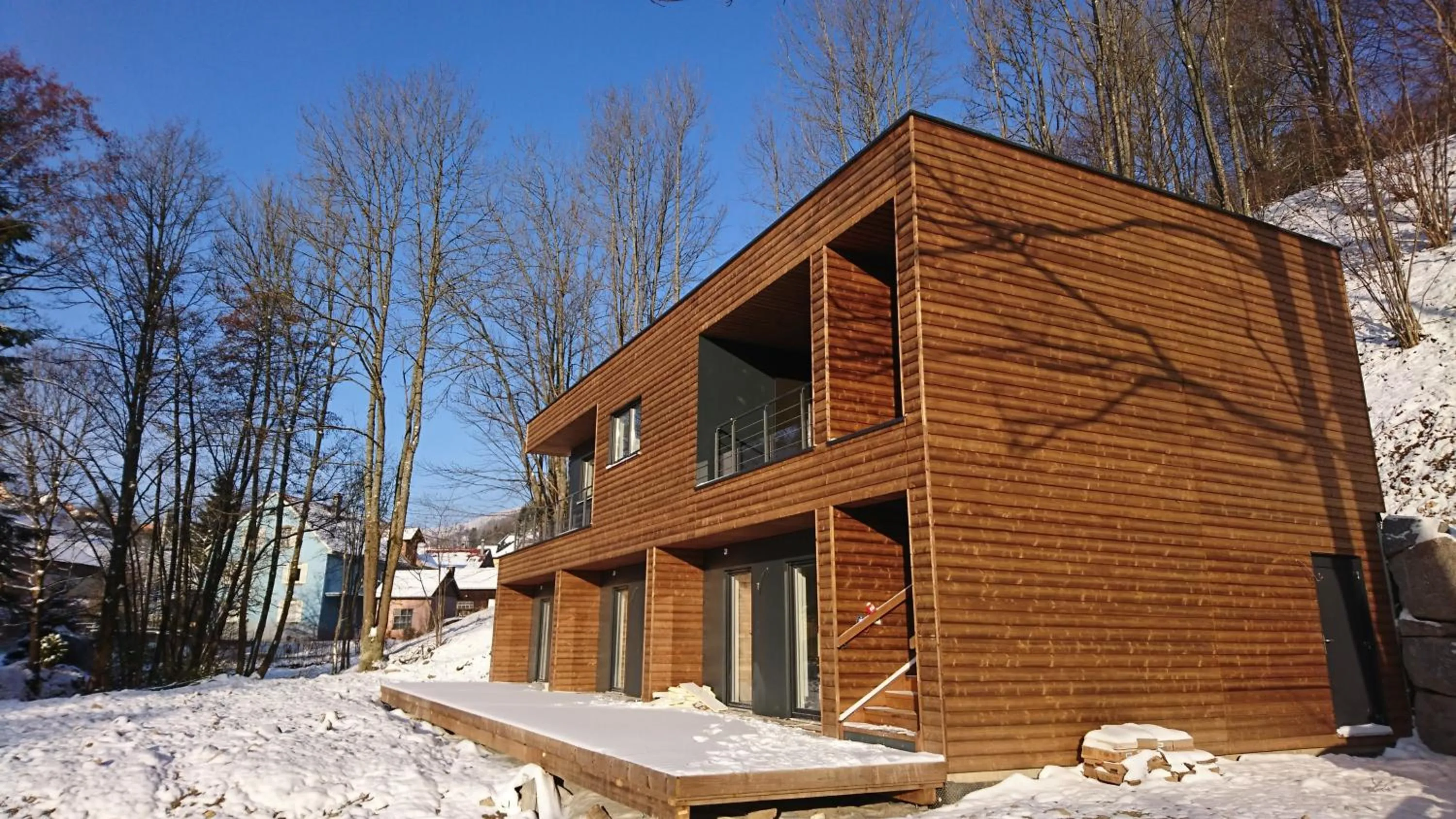 Winter in Logis Hôtel Restaurant De La Poste et SPA de Montagne