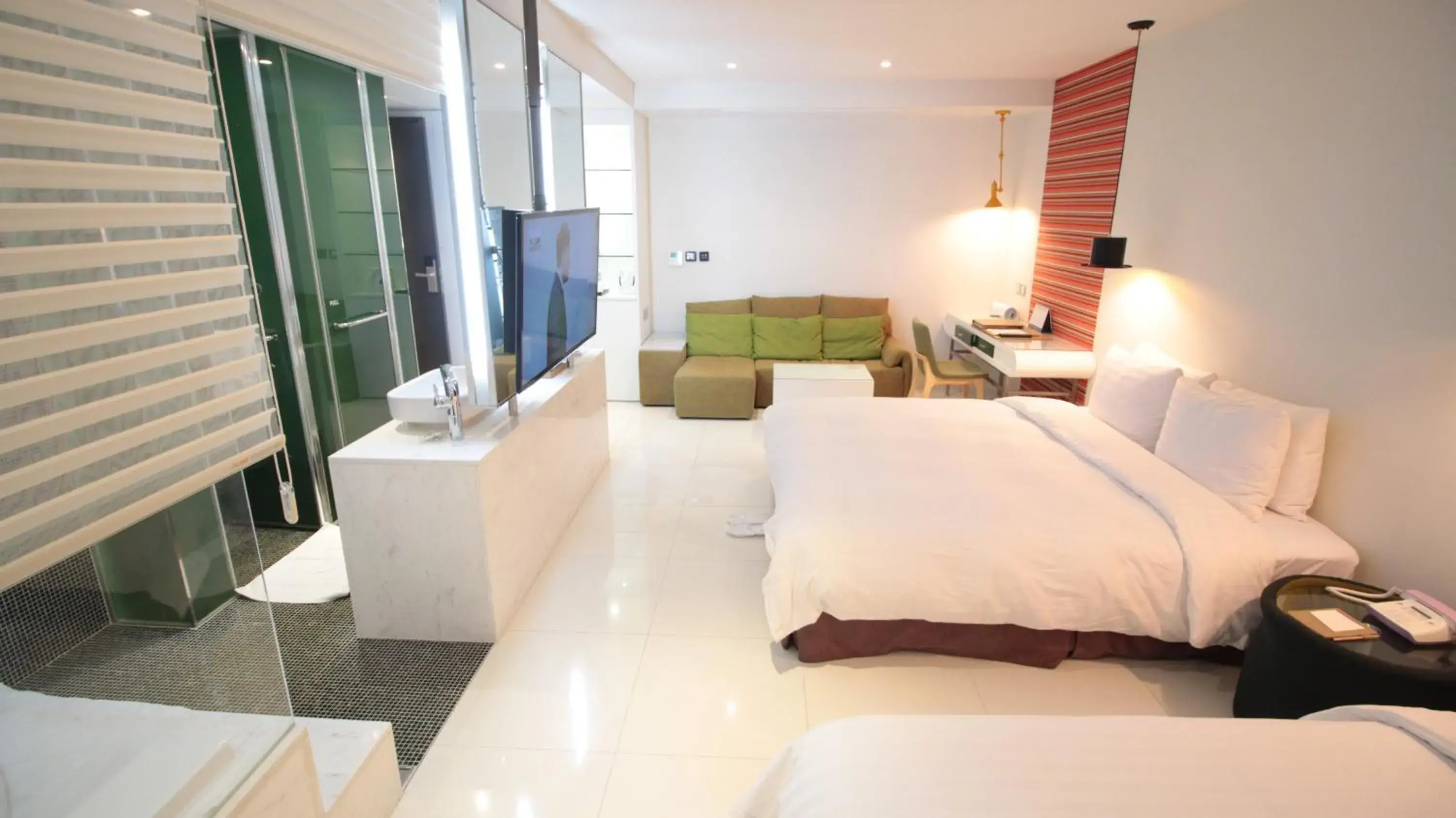 Bed in Grammos Hotel Bed in Grammos Hotel