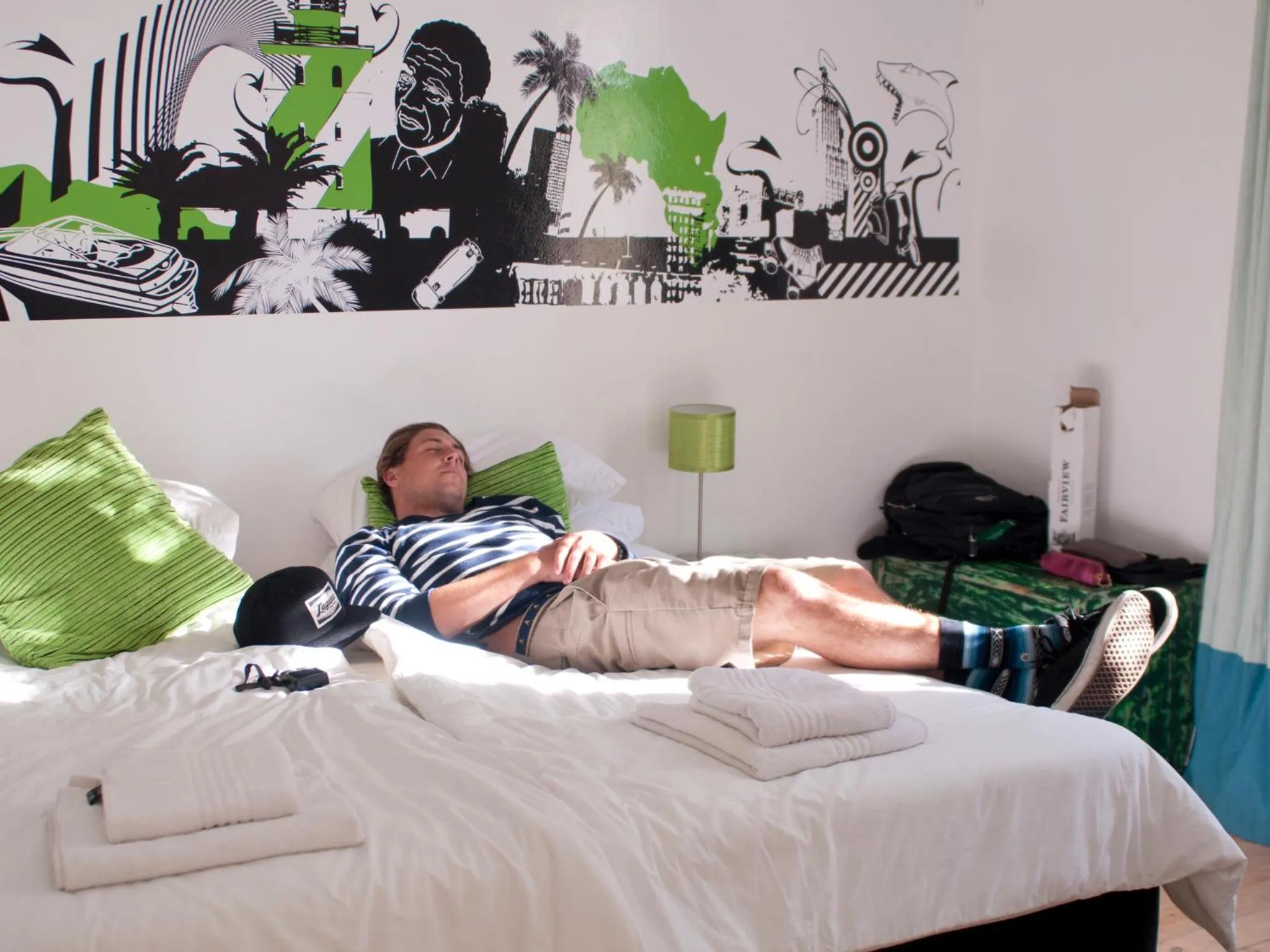 Bed in Atlantic Point Backpackers