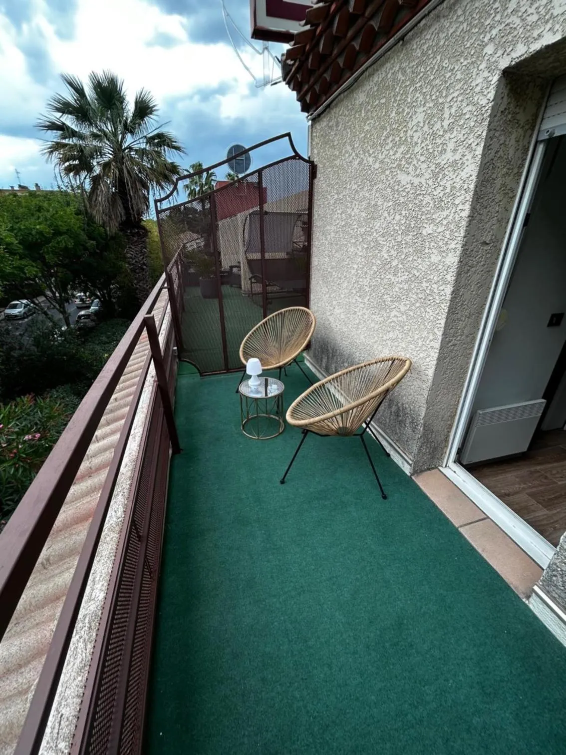 Balcony/Terrace in Hôtel Ulysse Montpellier Centre