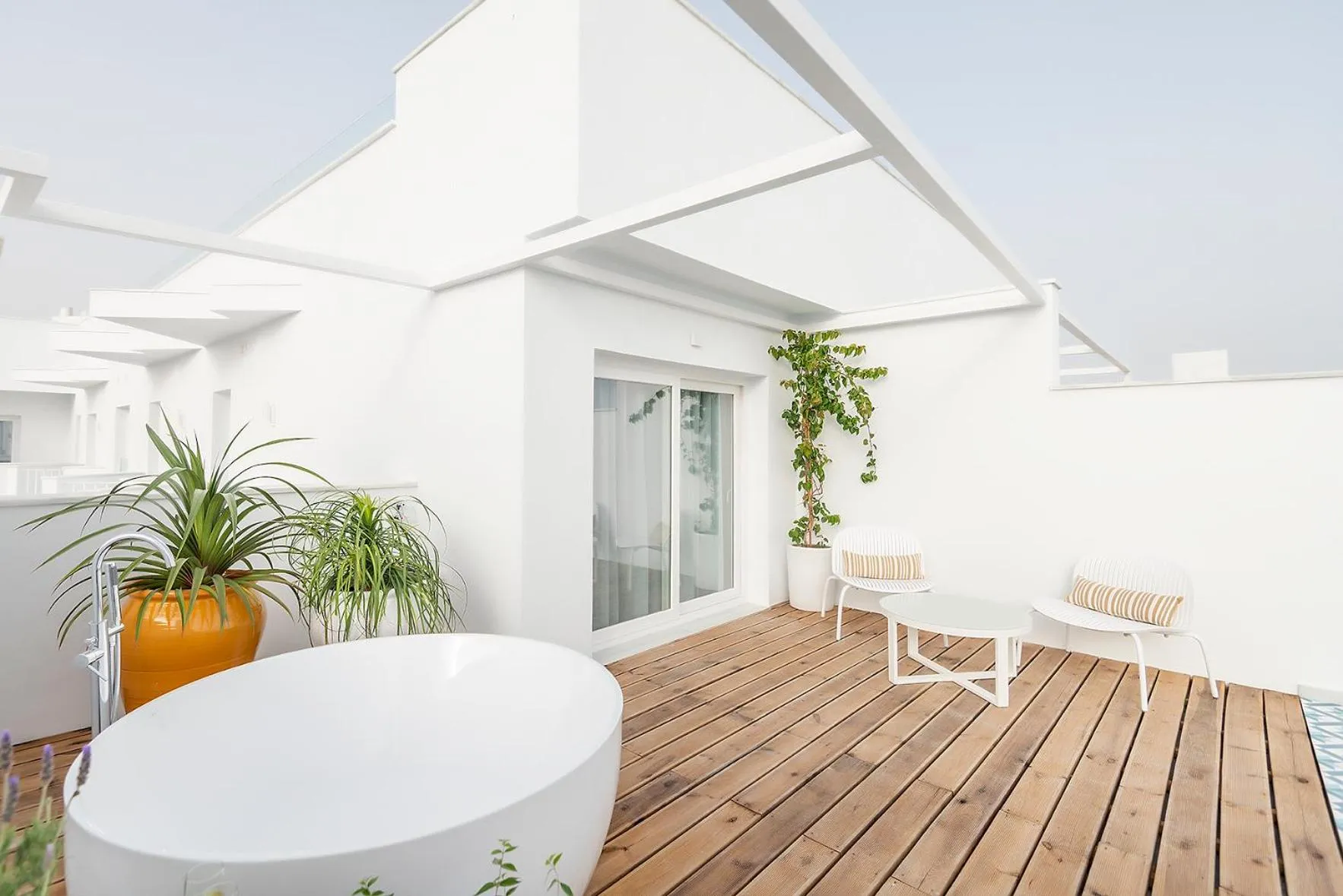 Balcony/Terrace in Alzocaire Hostal Boutique