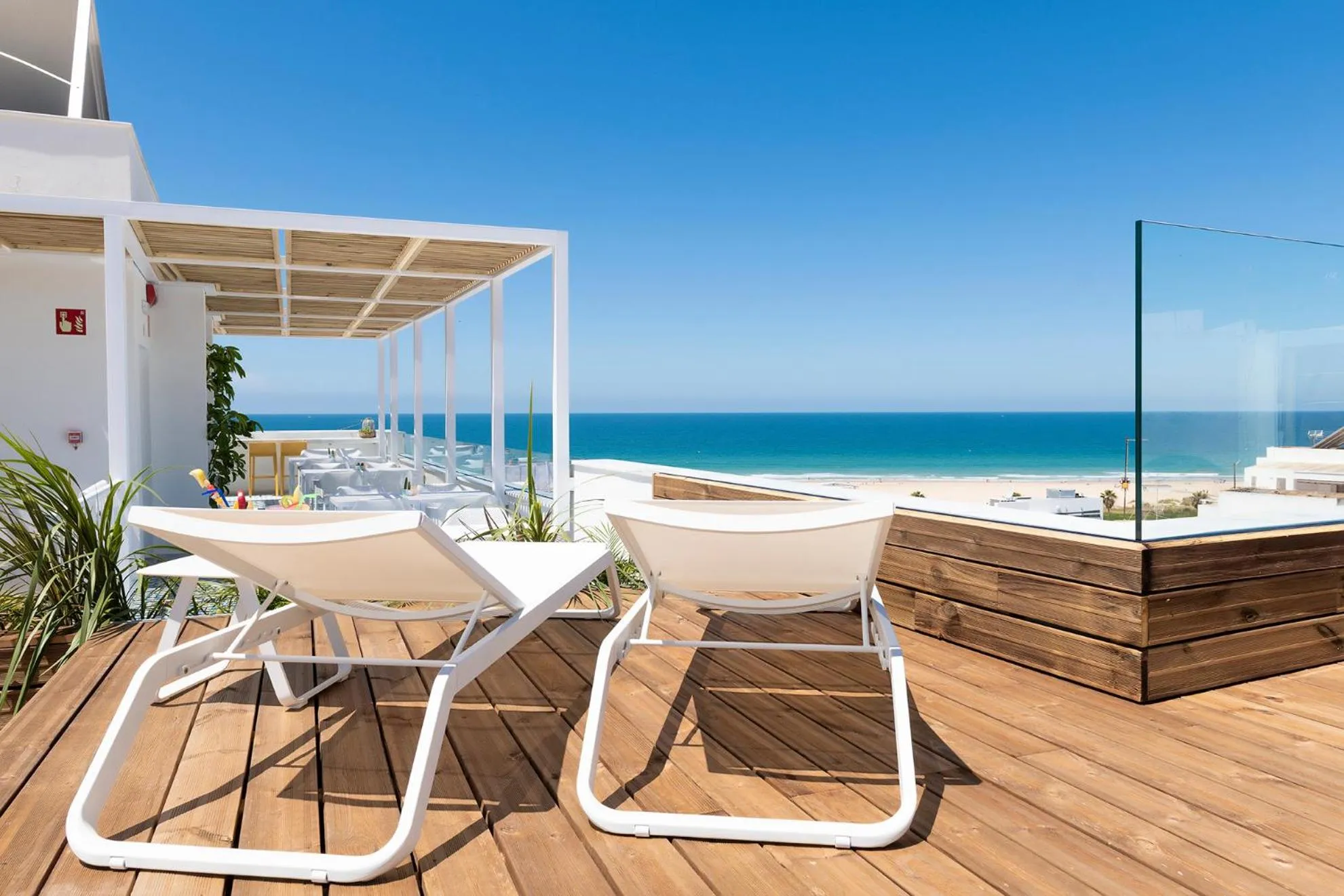Balcony/Terrace in Alzocaire Hostal Boutique