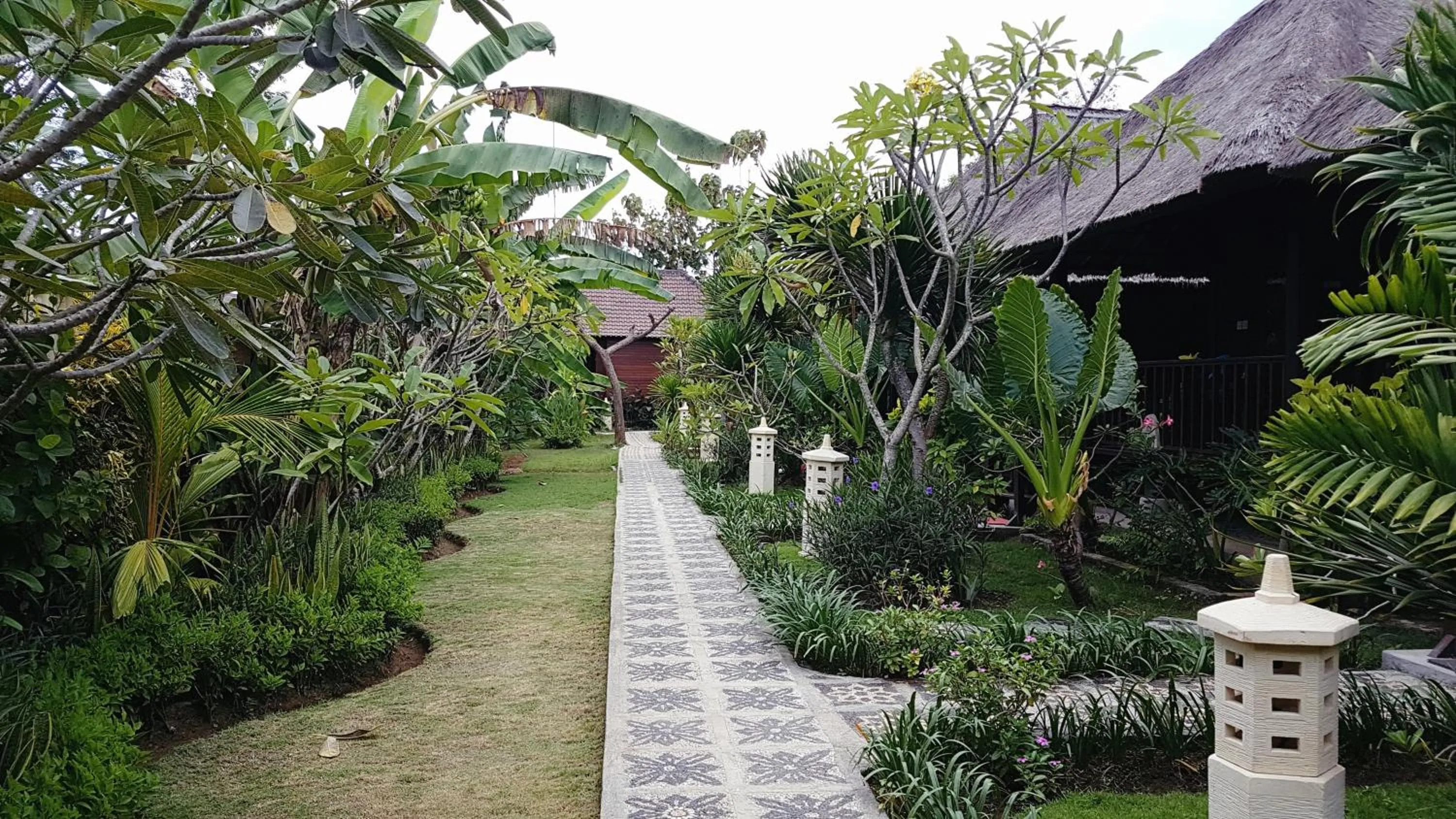 Garden in The Akah Cottage