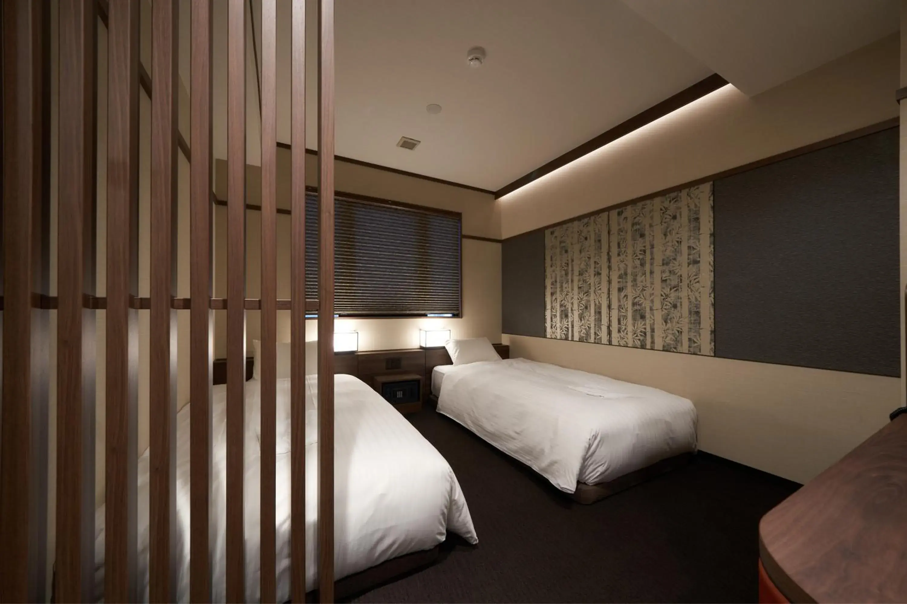 Bed in Welina Hotel Shinsaibashi NAGOMI Bed in Welina Hotel Shinsaibashi NAGOMI