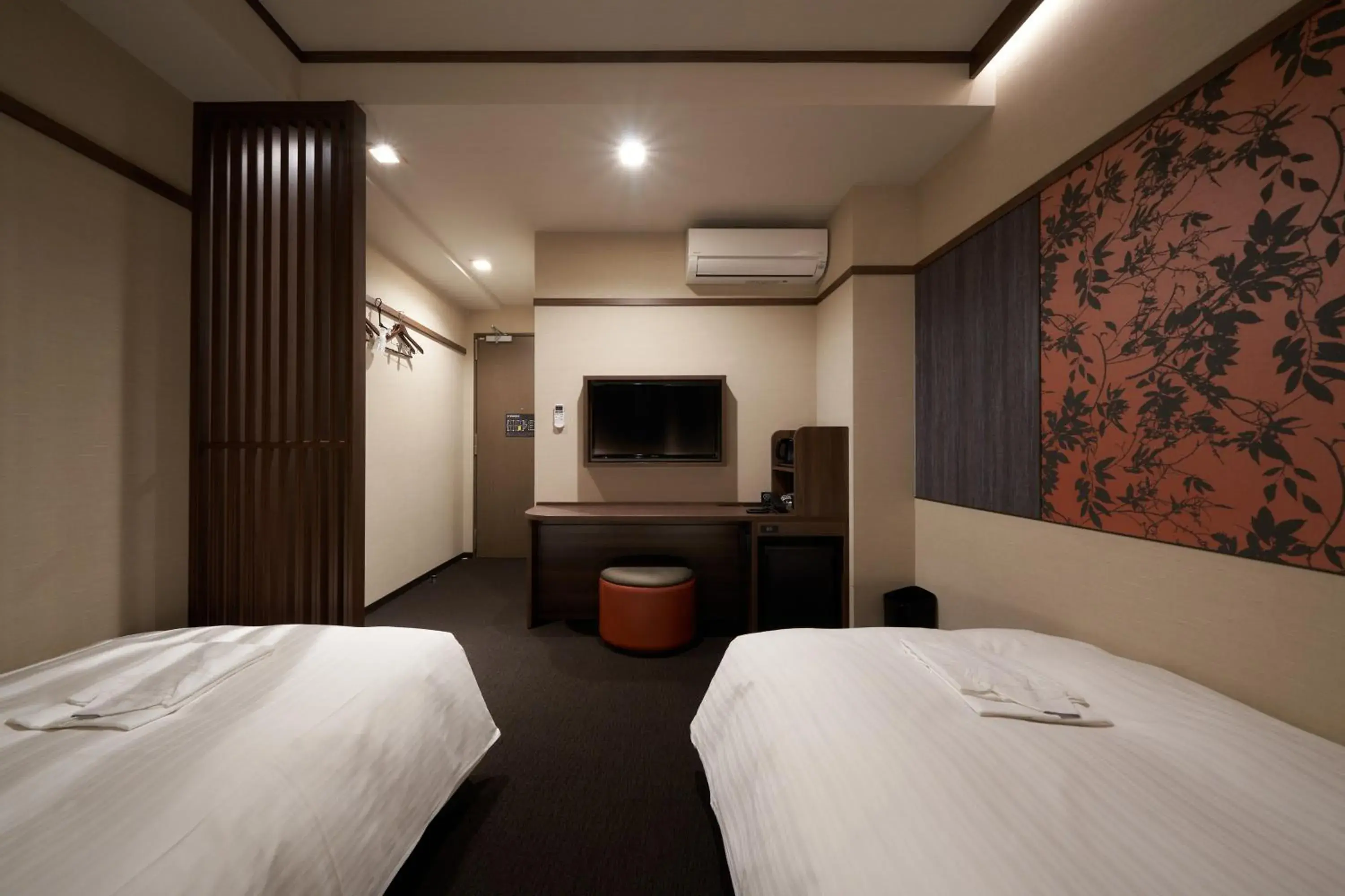 Bed in Welina Hotel Shinsaibashi NAGOMI Bed in Welina Hotel Shinsaibashi NAGOMI