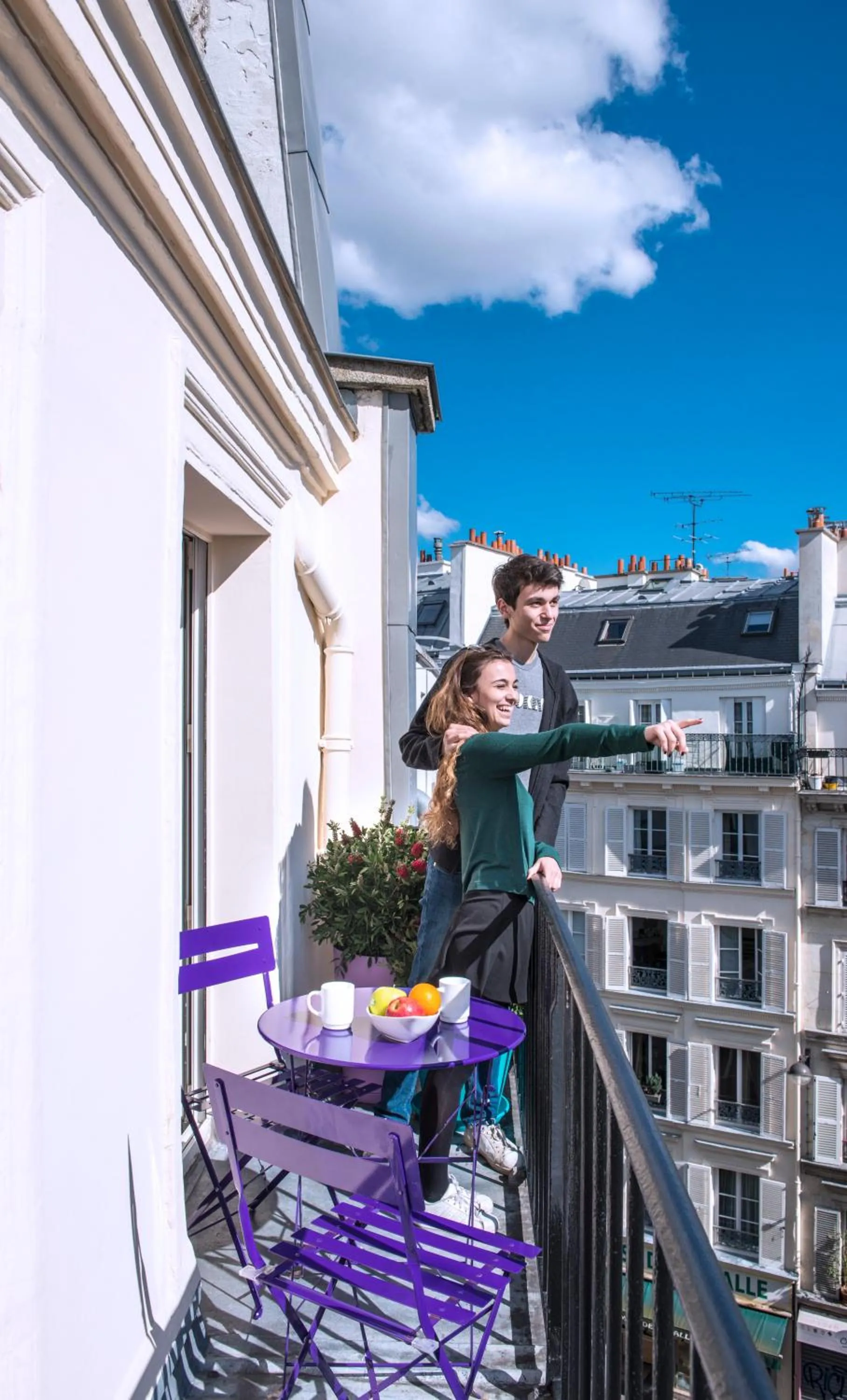 Balcony/Terrace in Hôtel Villa Bohème