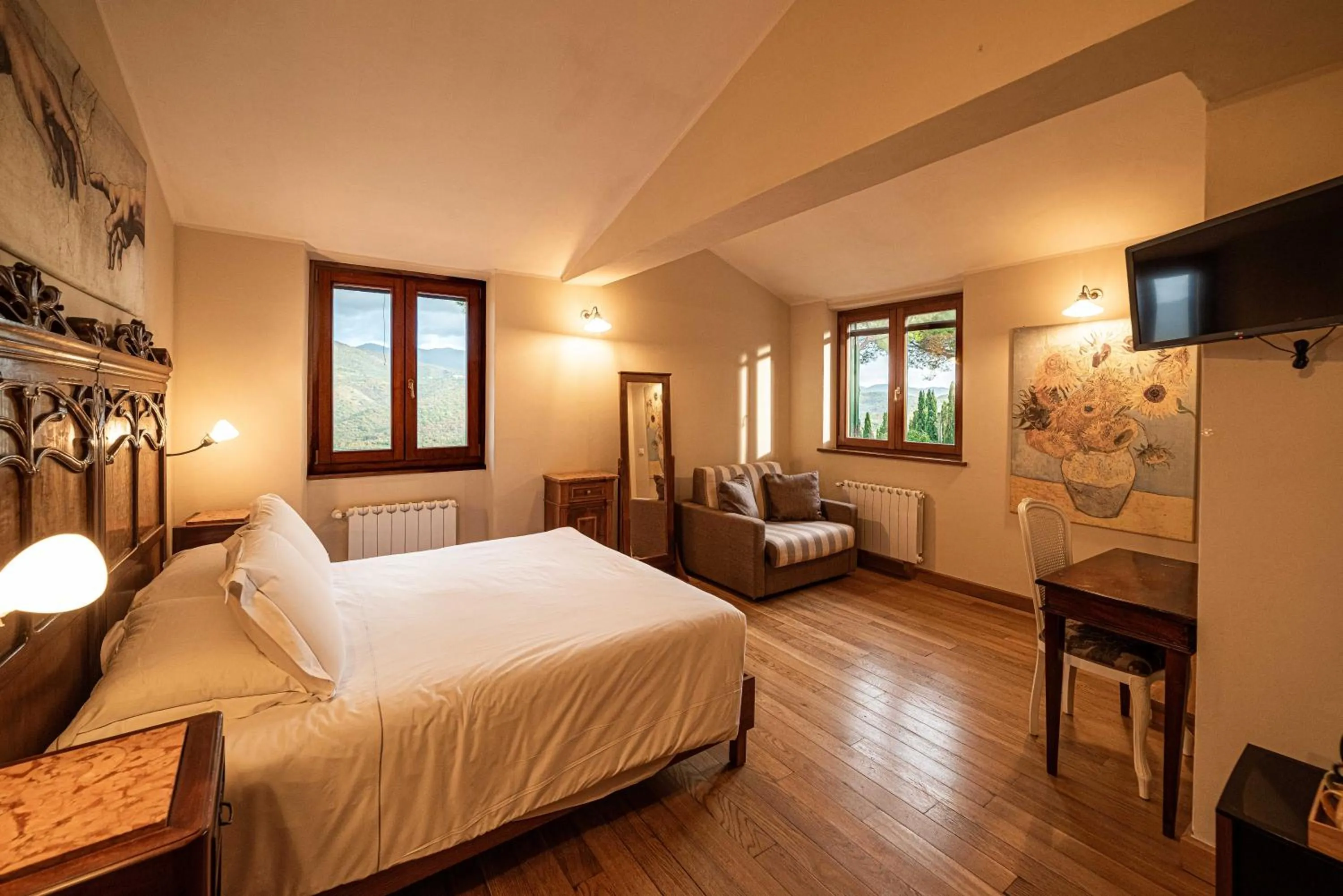 Bed in Agriturismo La Cerra