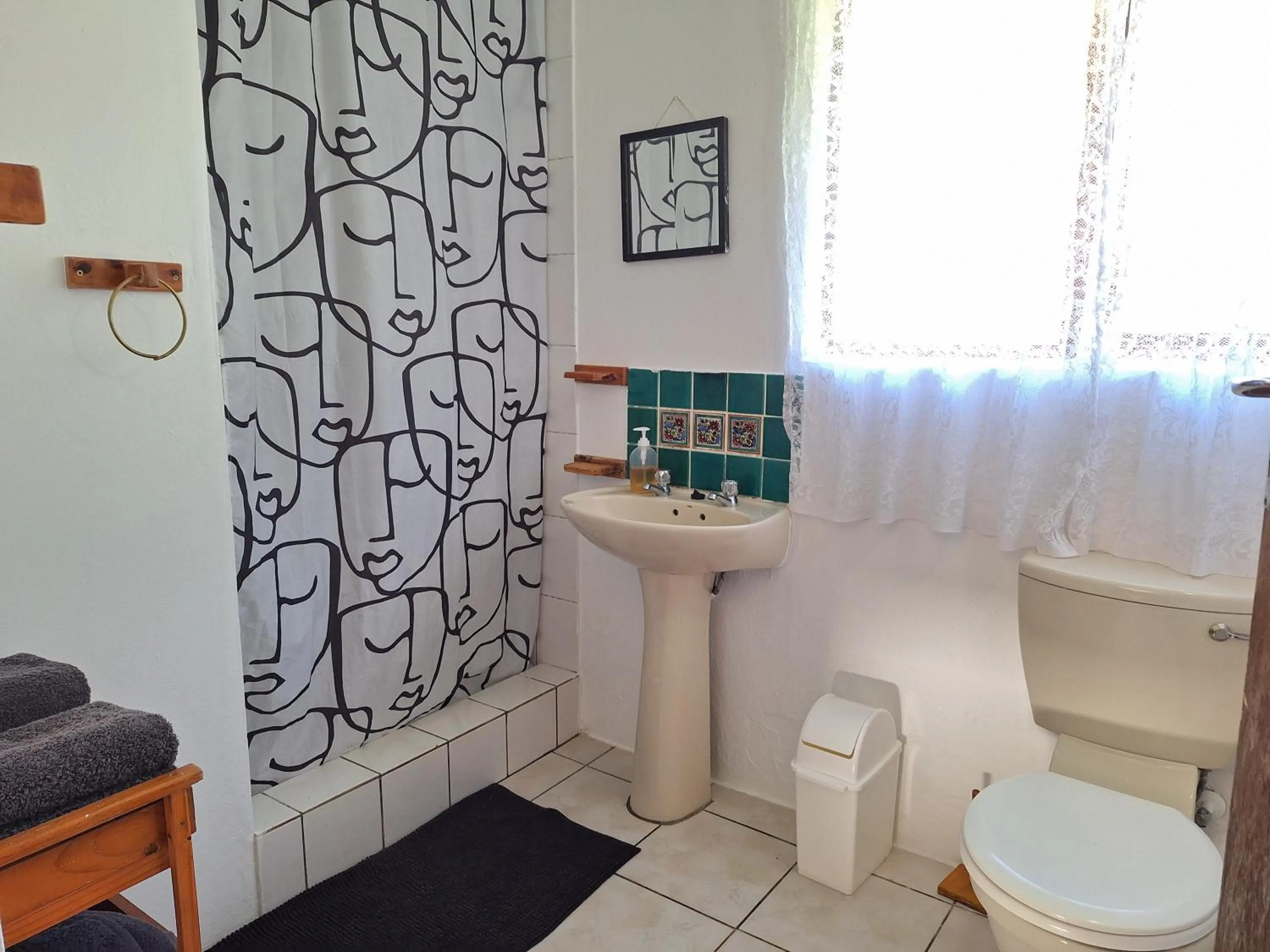 Bathroom in Plett Forest Cabins