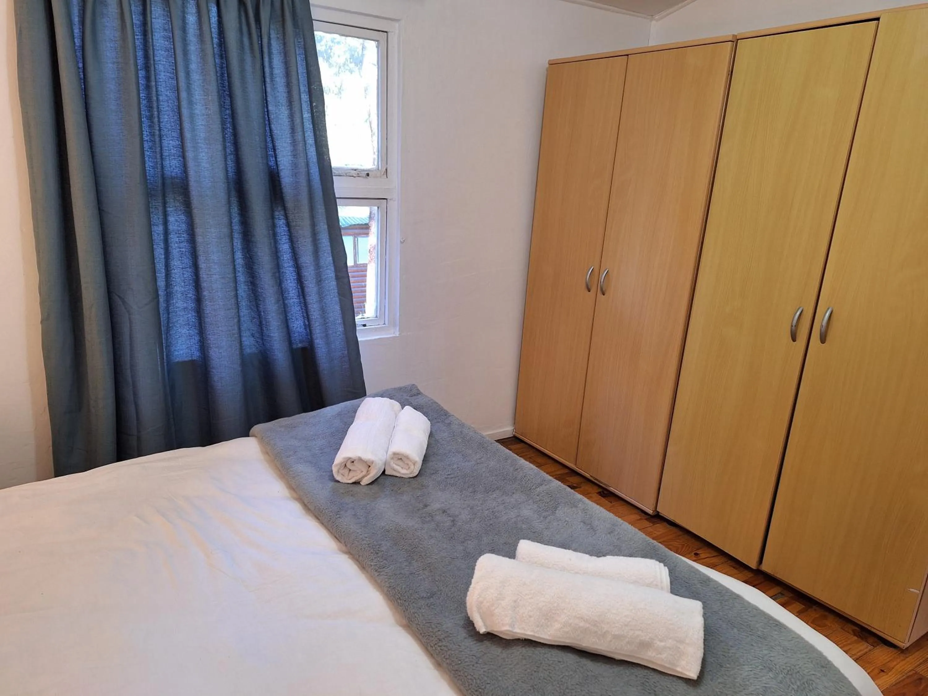 Bed in Plett Forest Cabins