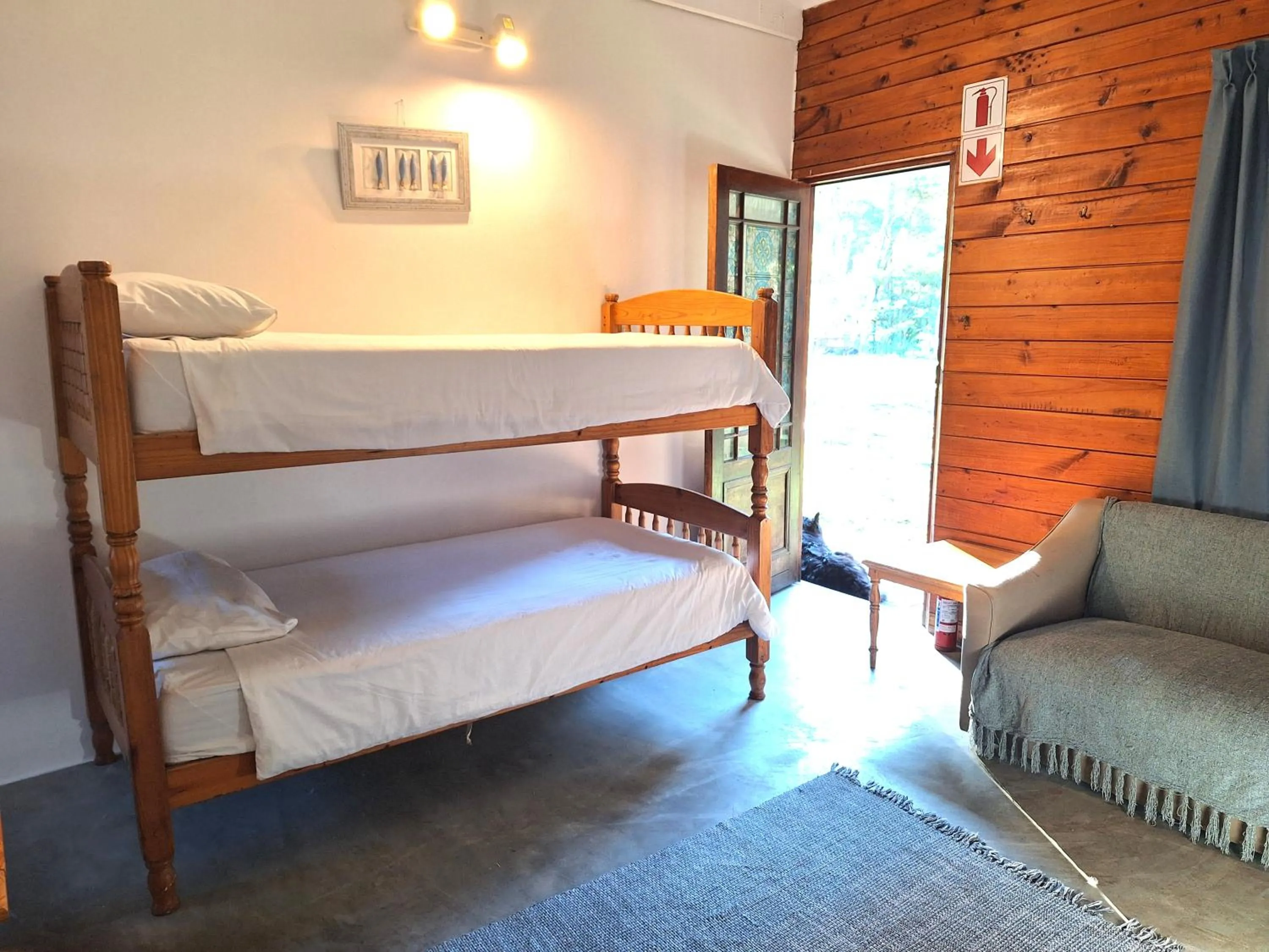 Bedroom, Bed in Plett Forest Cabins