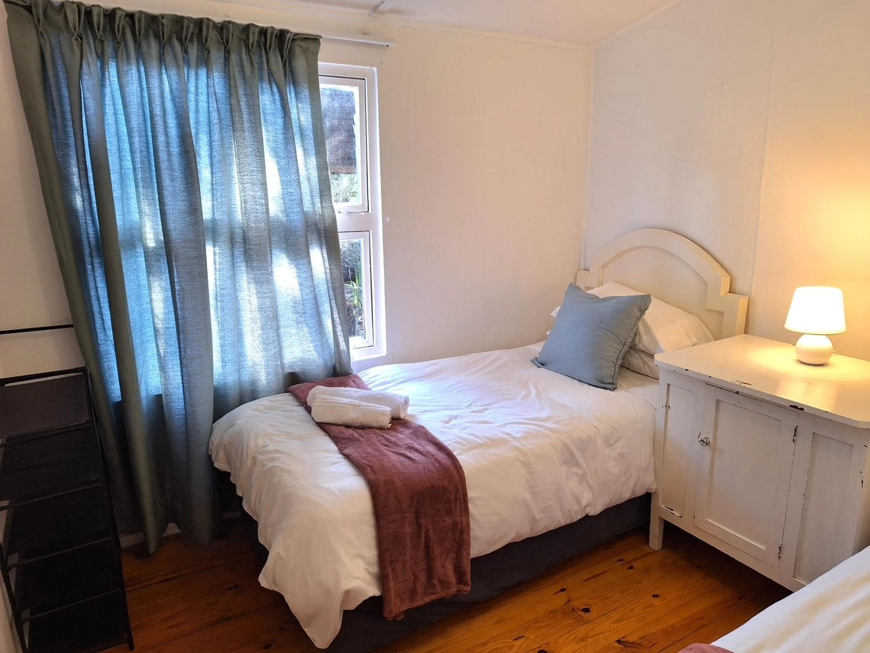 Bed in Plett Forest Cabins