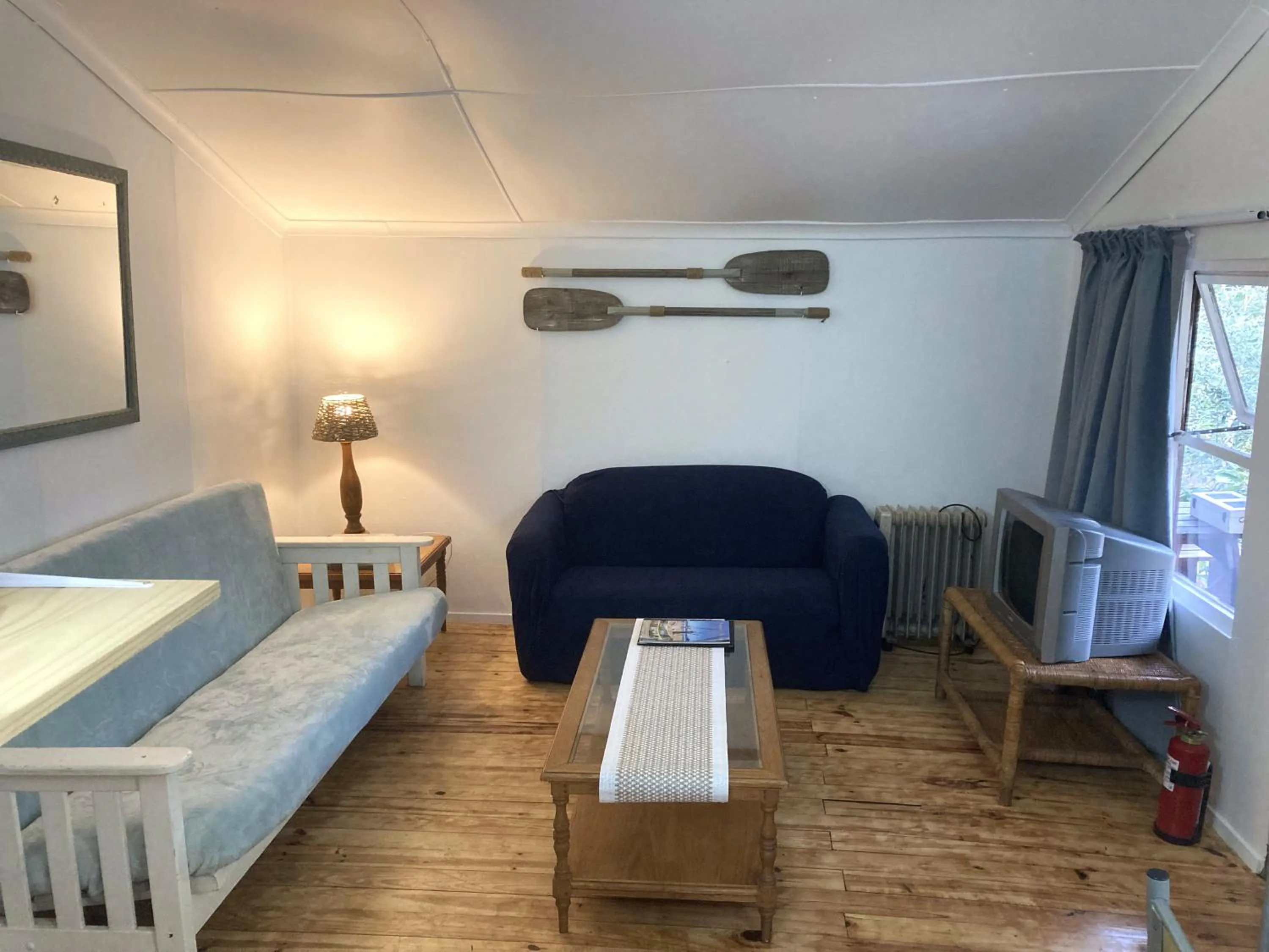 Lounge or bar, Bed in Plett Forest Cabins