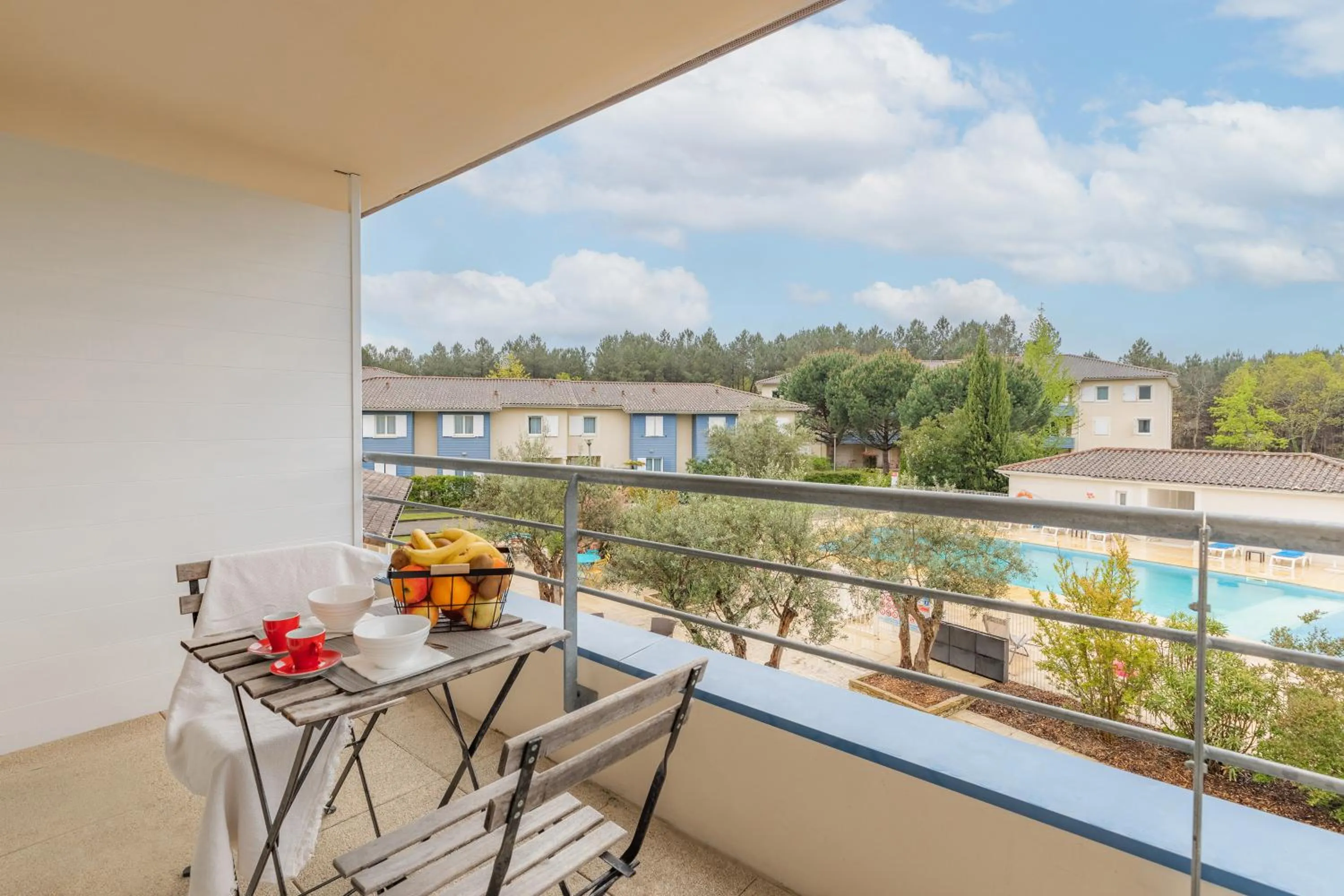 Balcony/Terrace in Appart'City Classic Bordeaux Aéroport St Jean D'Illac