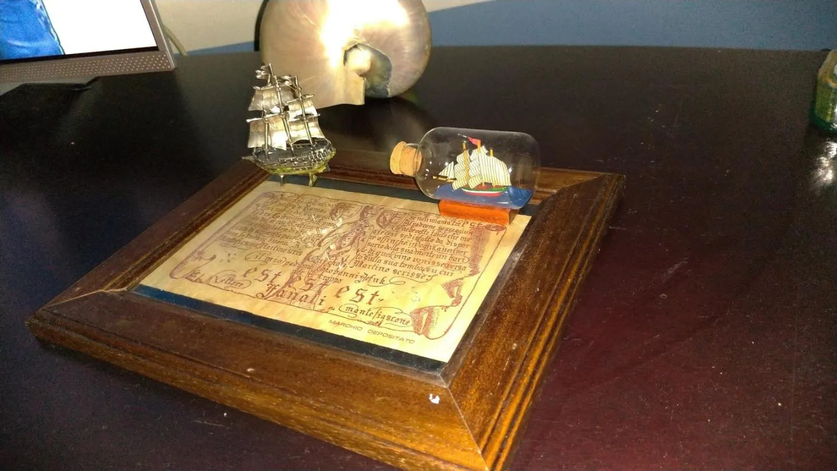 Decorative detail in Genio del Porto - Mabbonath