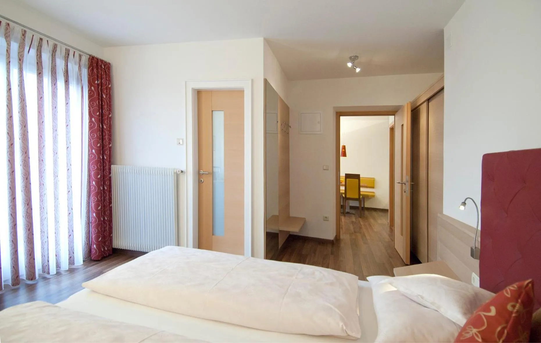 Bed in Obermaratscher Apartments Residence