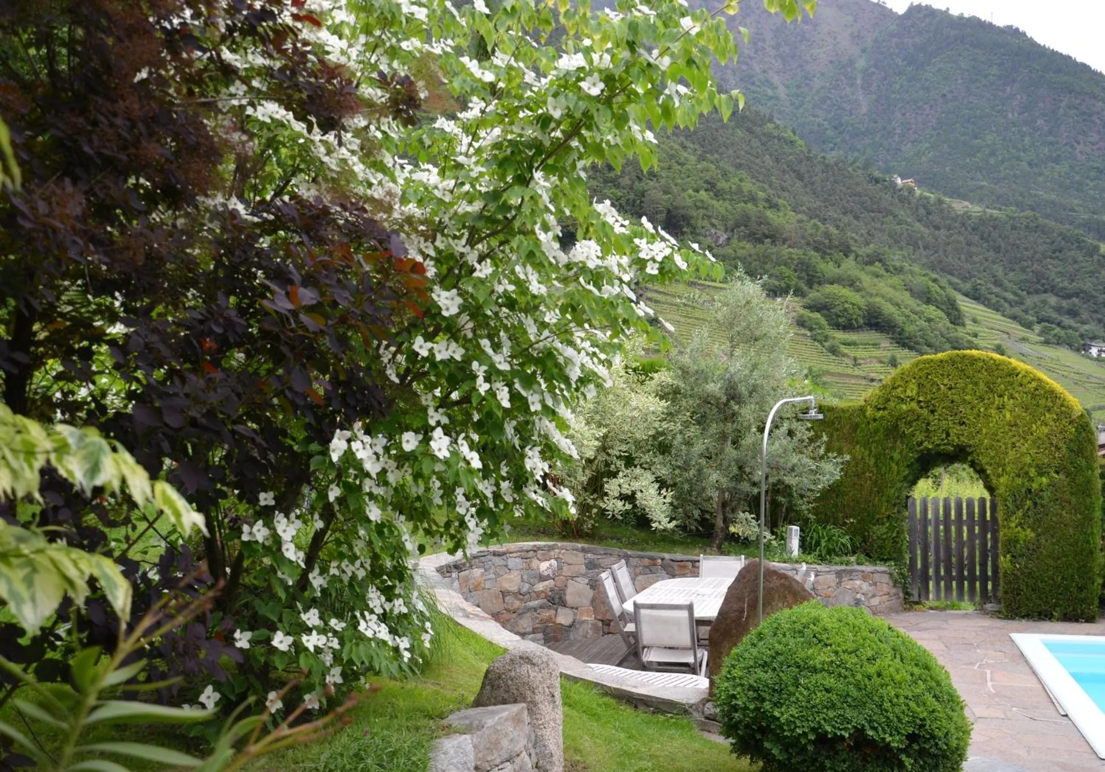 Garden in Obermaratscher Apartments Residence