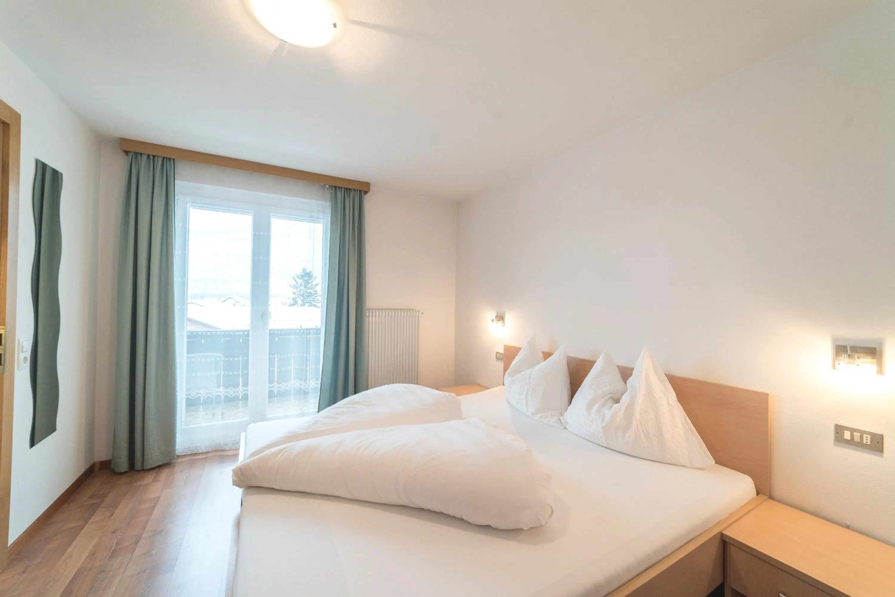 Bedroom, Bed in Residence Ortlerhof