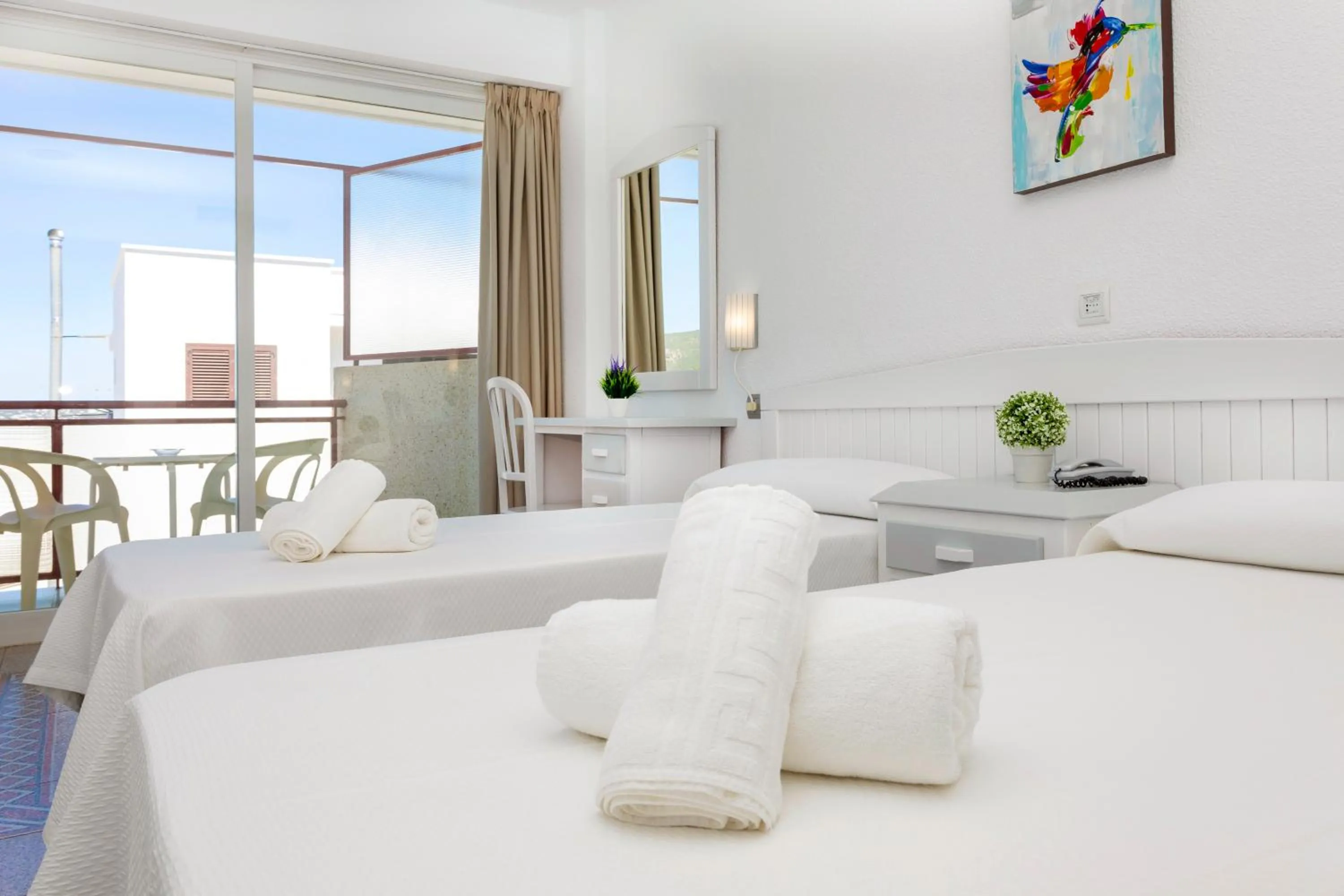 Photo of the whole room, Bed in Hostal Molins Park