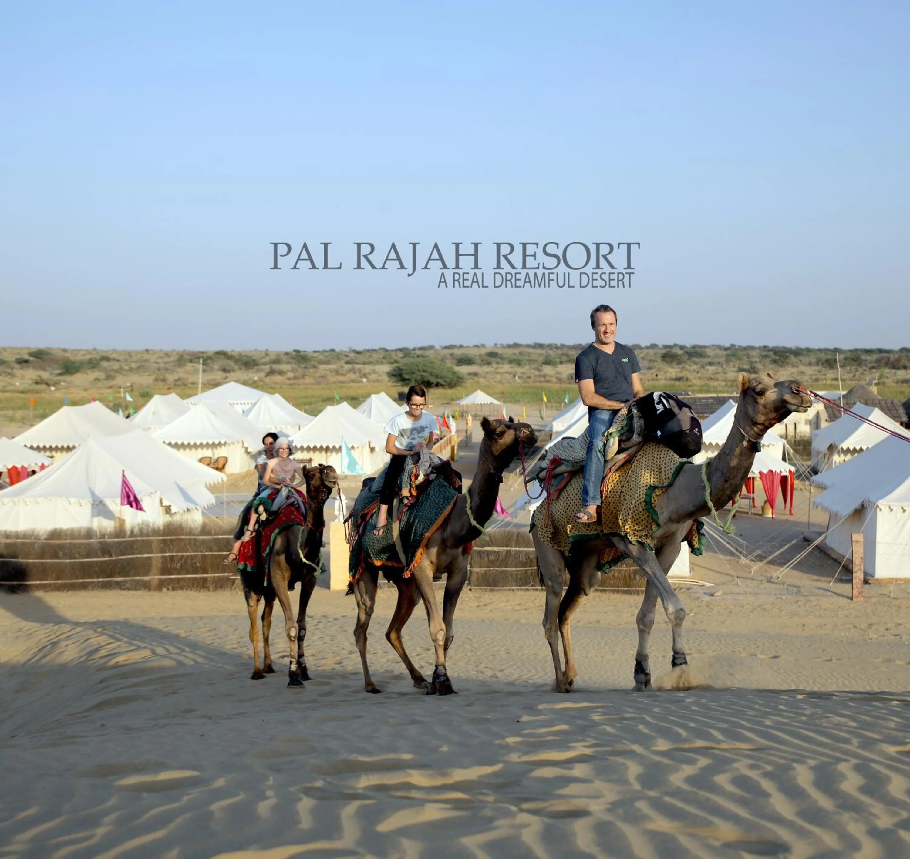 People in Pal Rajah Desert Camp