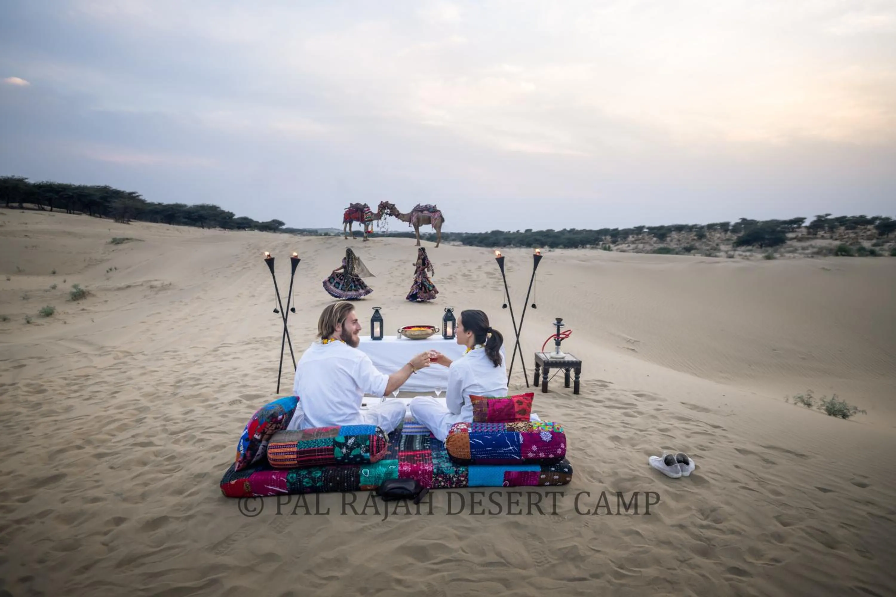 Sunset in Pal Rajah Desert Camp