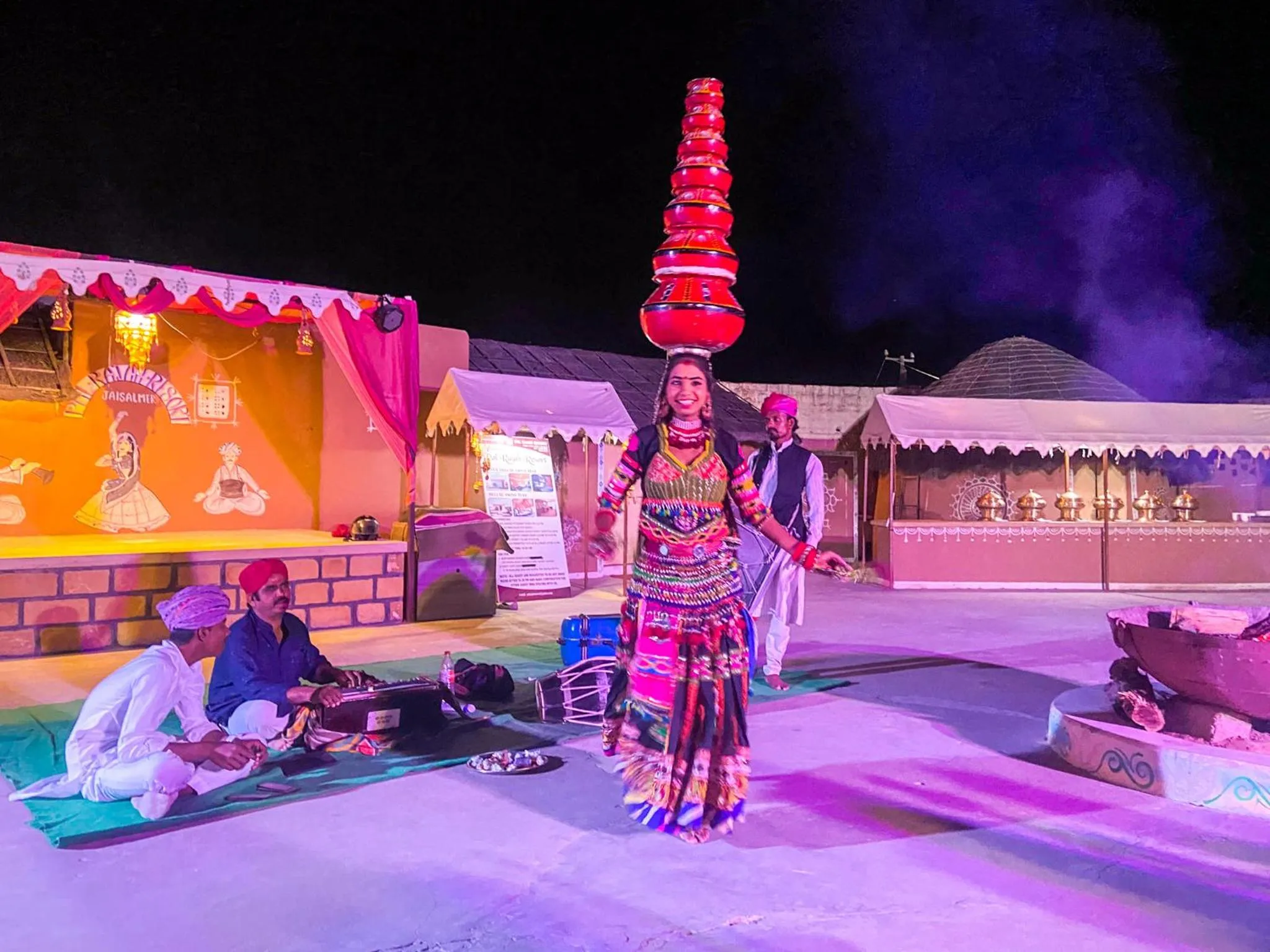 Night in Pal Rajah Desert Camp