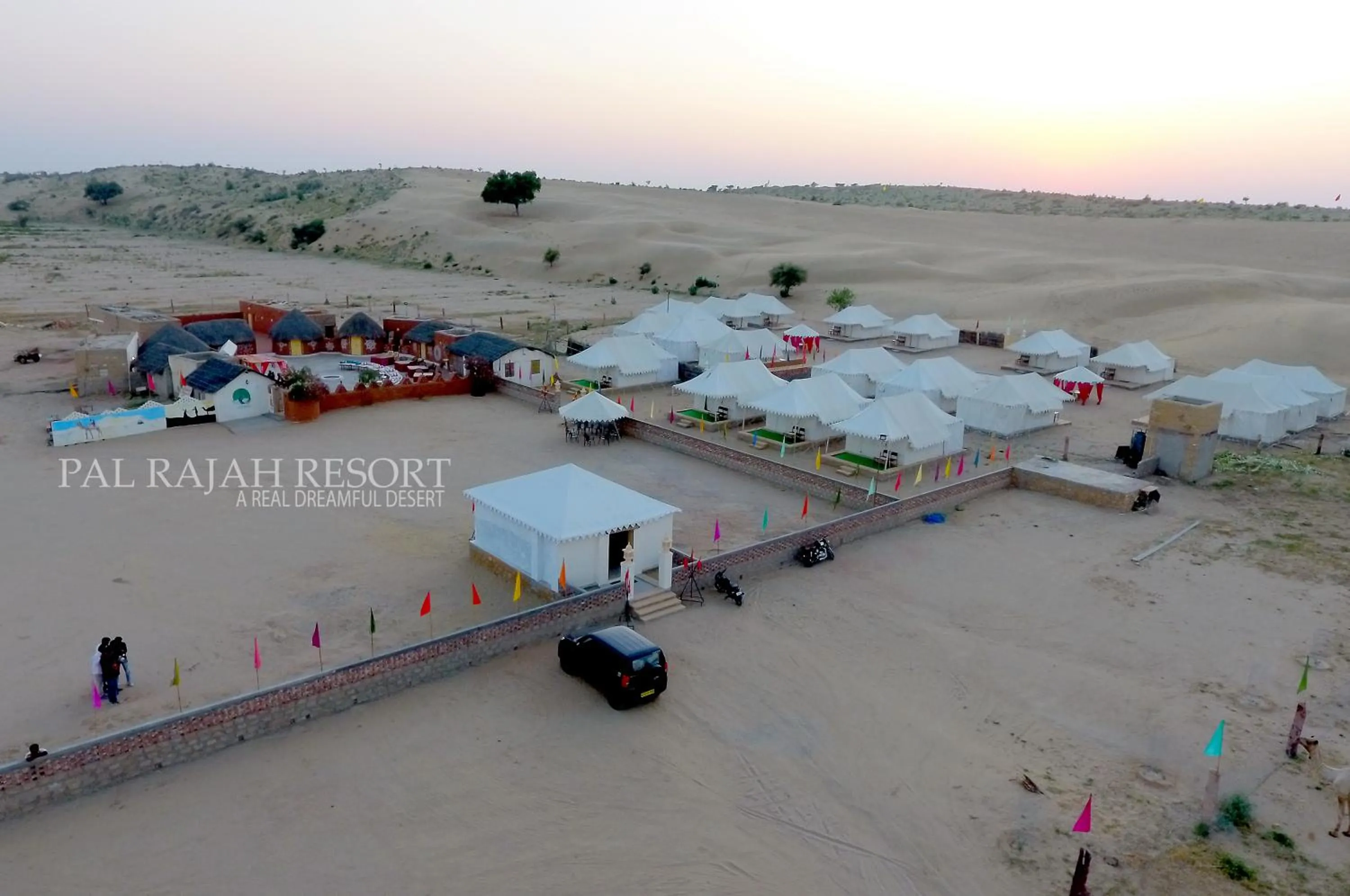 People in Pal Rajah Desert Camp