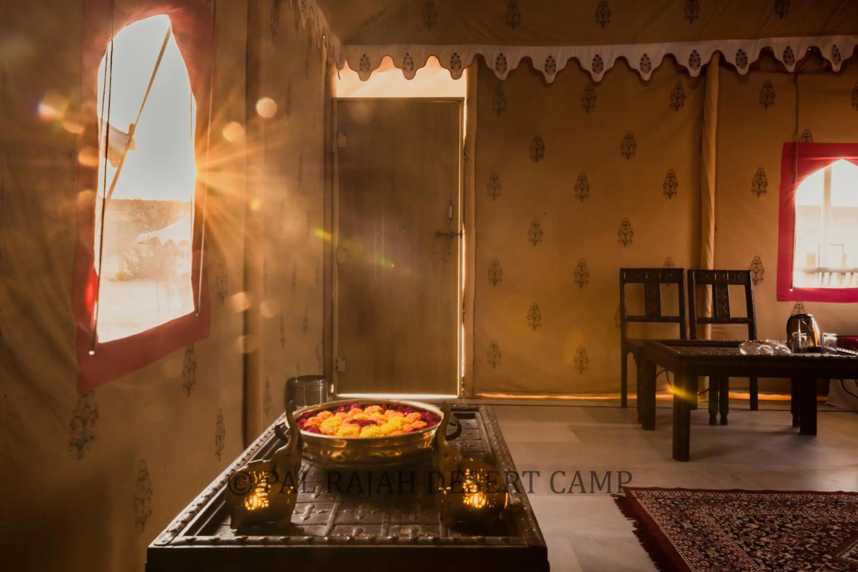 Bedroom in Pal Rajah Desert Camp