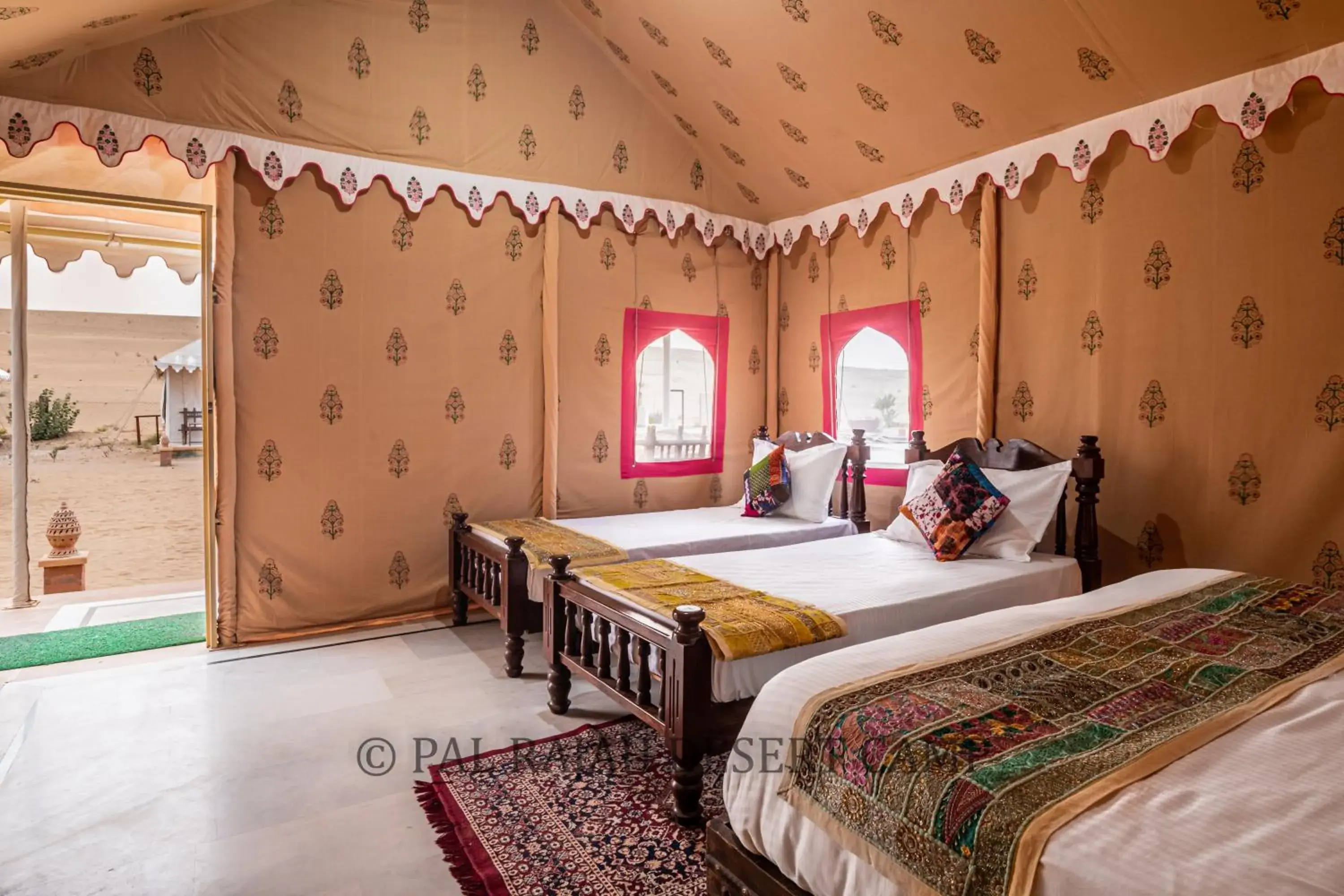 Bedroom, Bed in Pal Rajah Desert Camp Bedroom, Bed in Pal Rajah Desert Camp