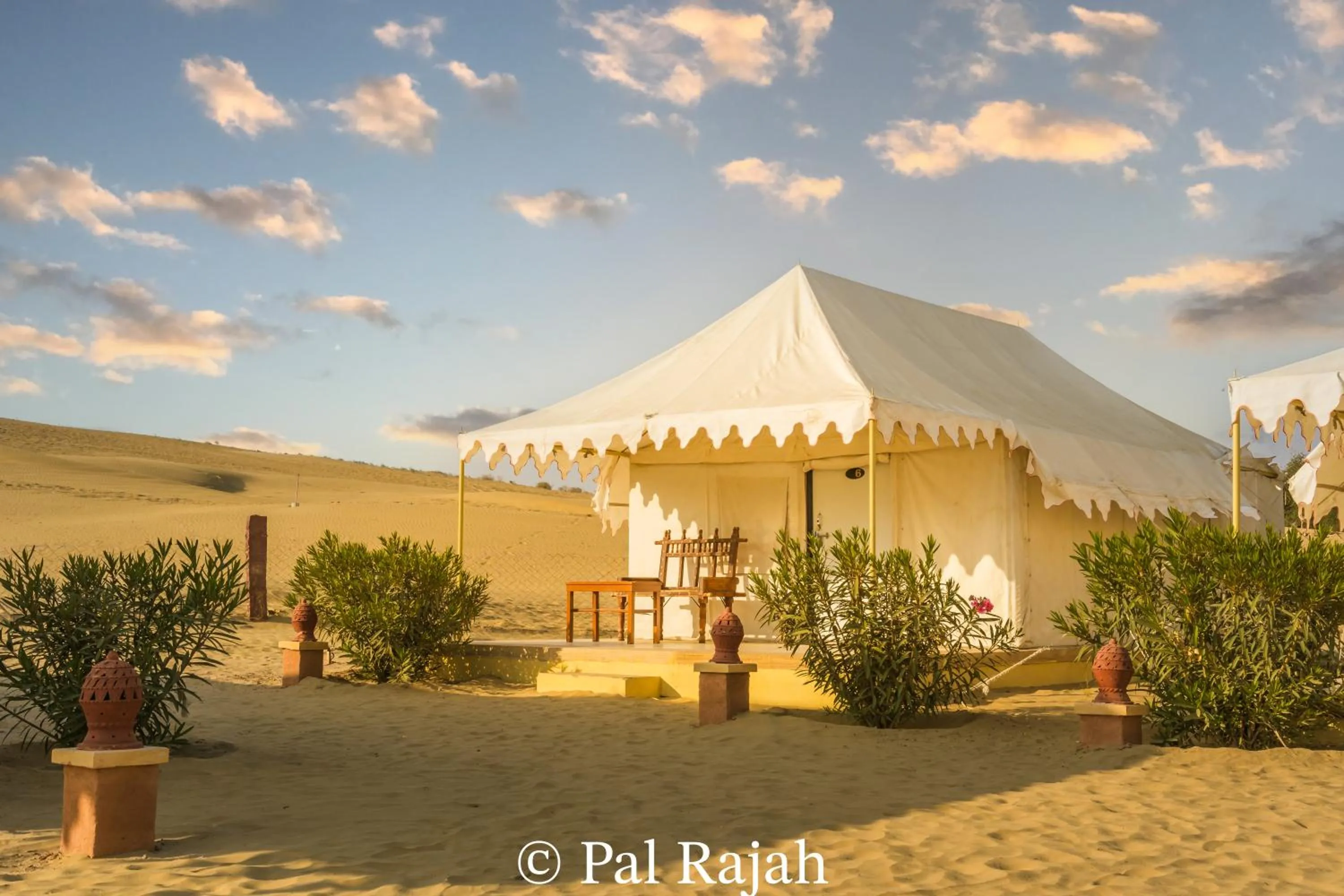 Natural landscape in Pal Rajah Desert Camp