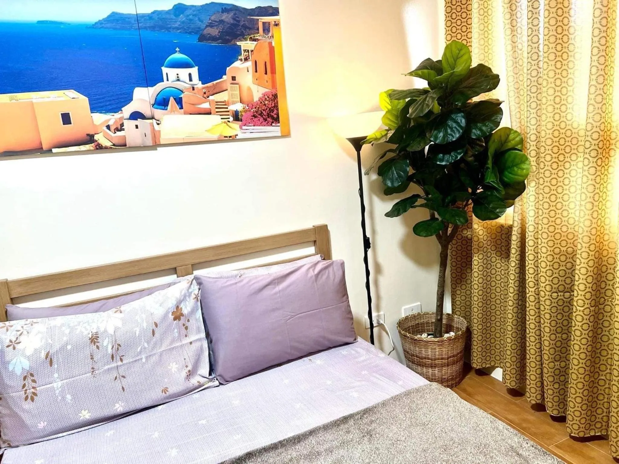 Bed in Davao Condo 2BR Pool Wifi Netflix