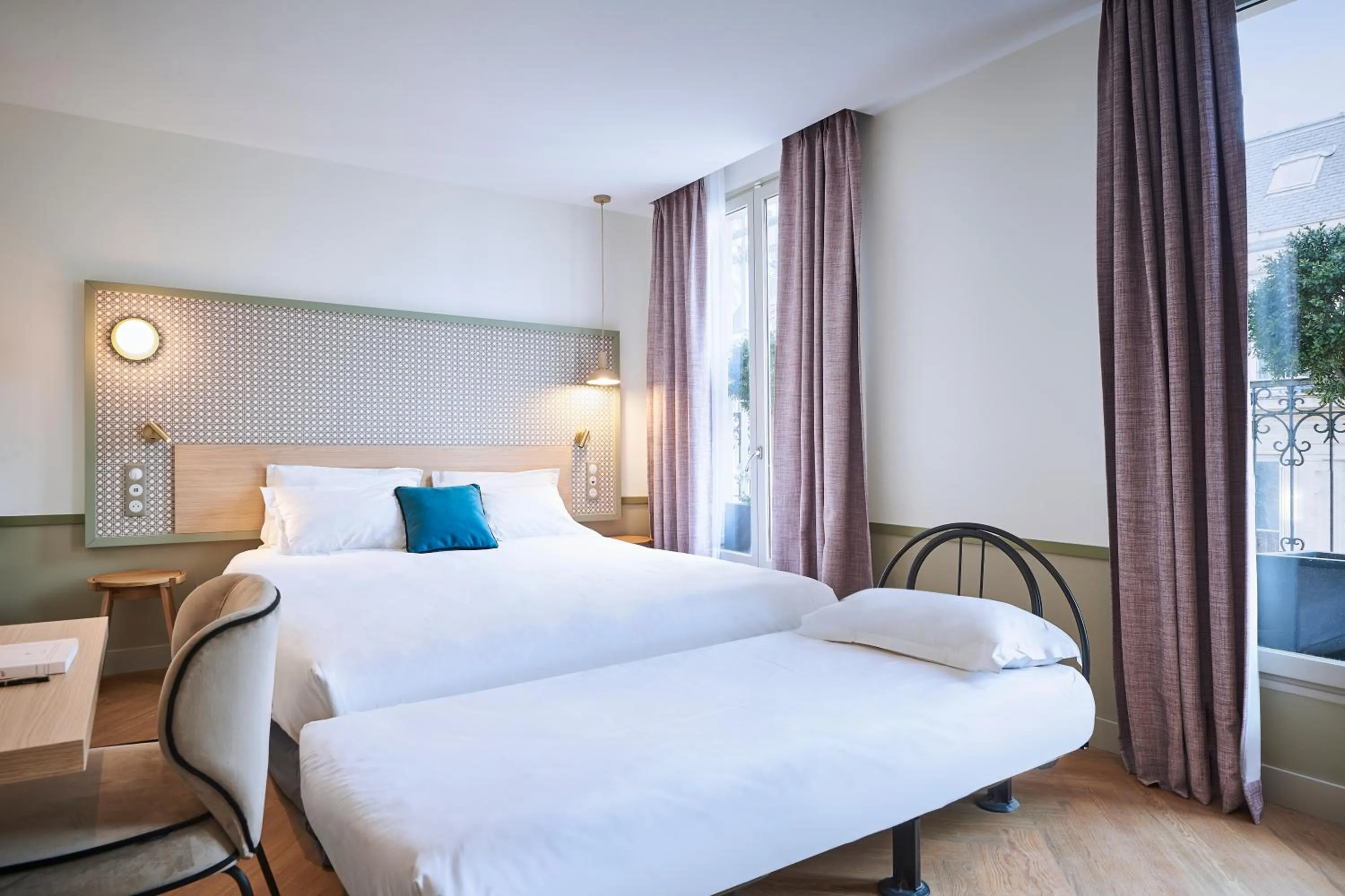 Bed in Hotel Cervantes by Happyculture