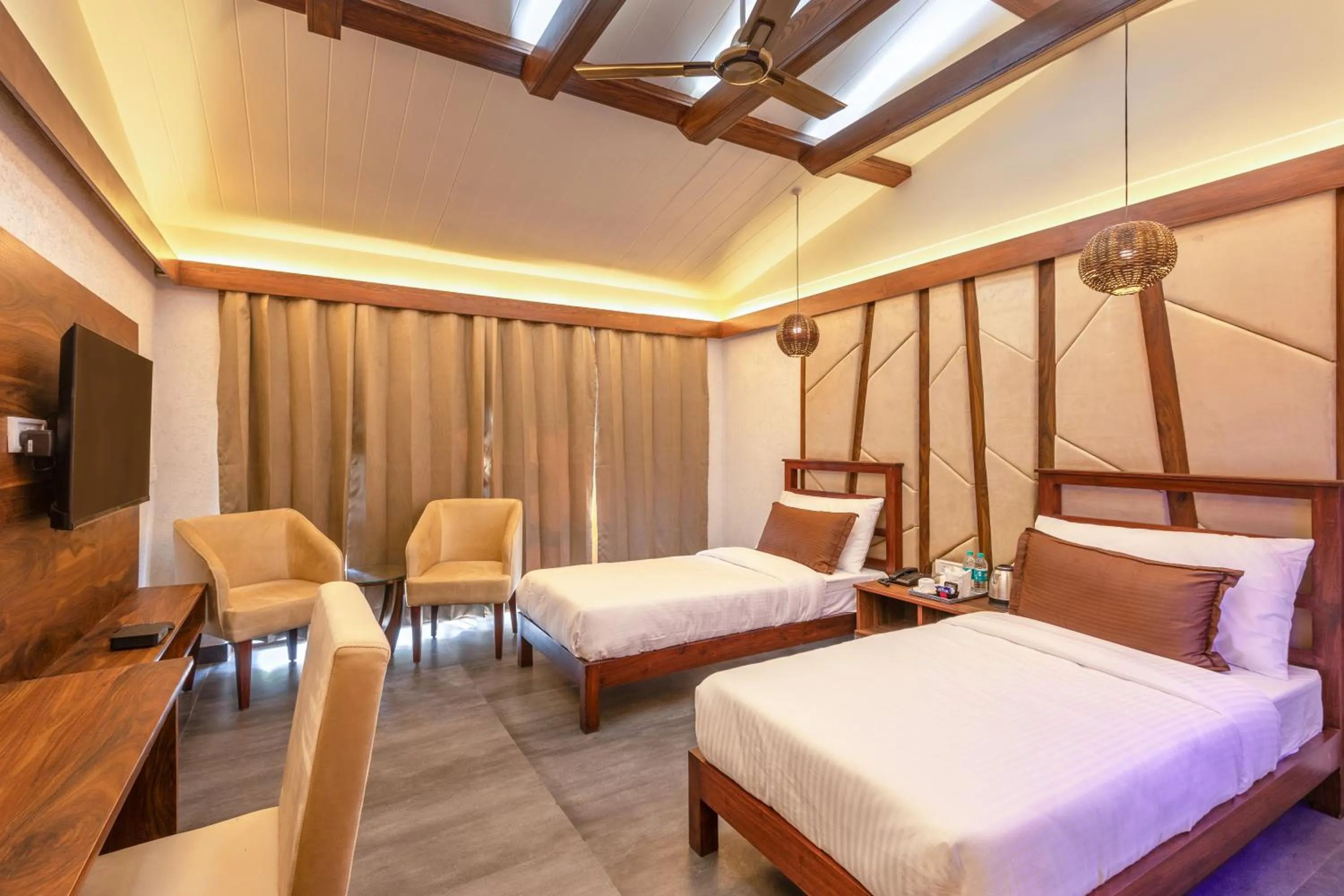 Bedroom in The Sylvan Retreat