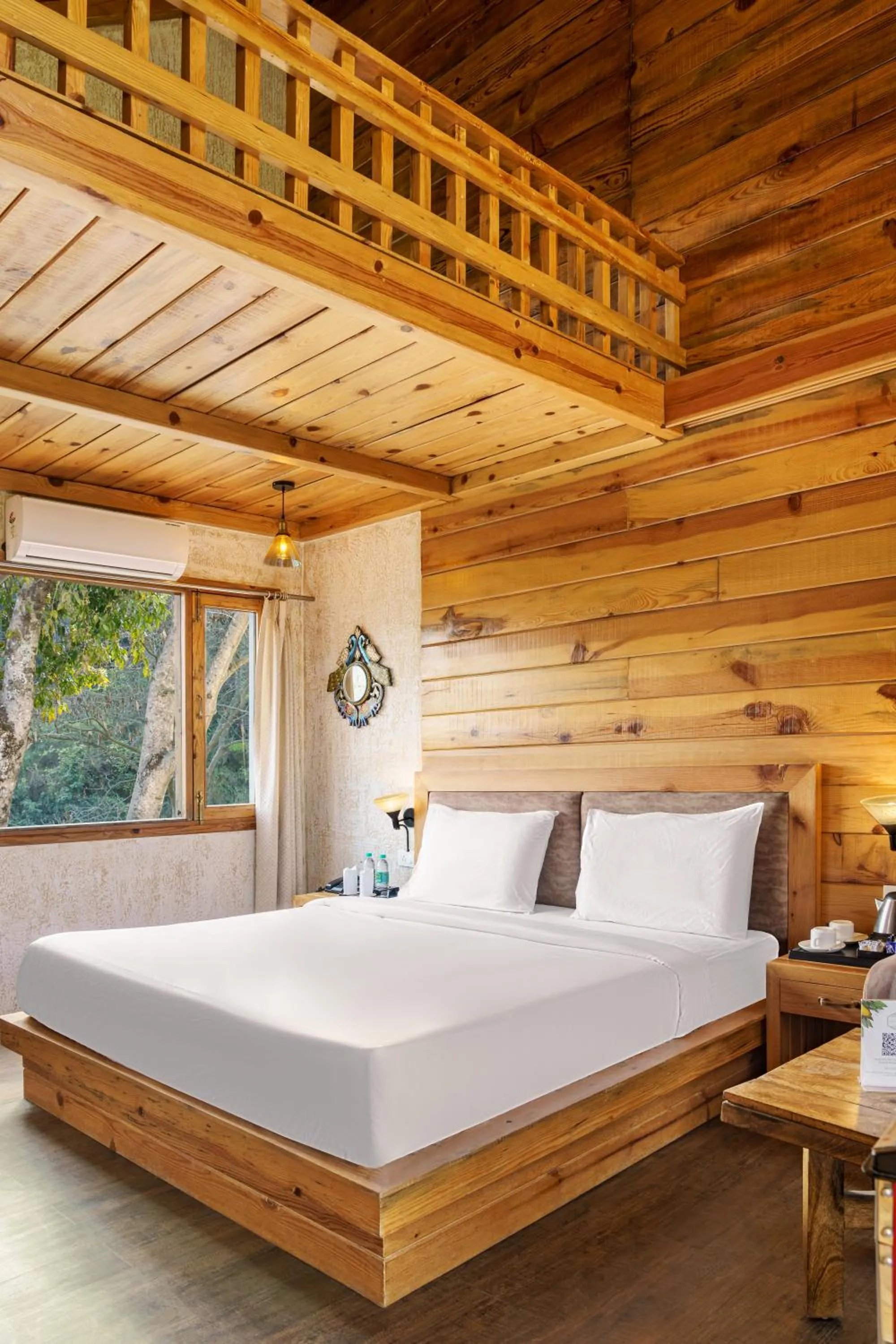 Bedroom in The Sylvan Retreat