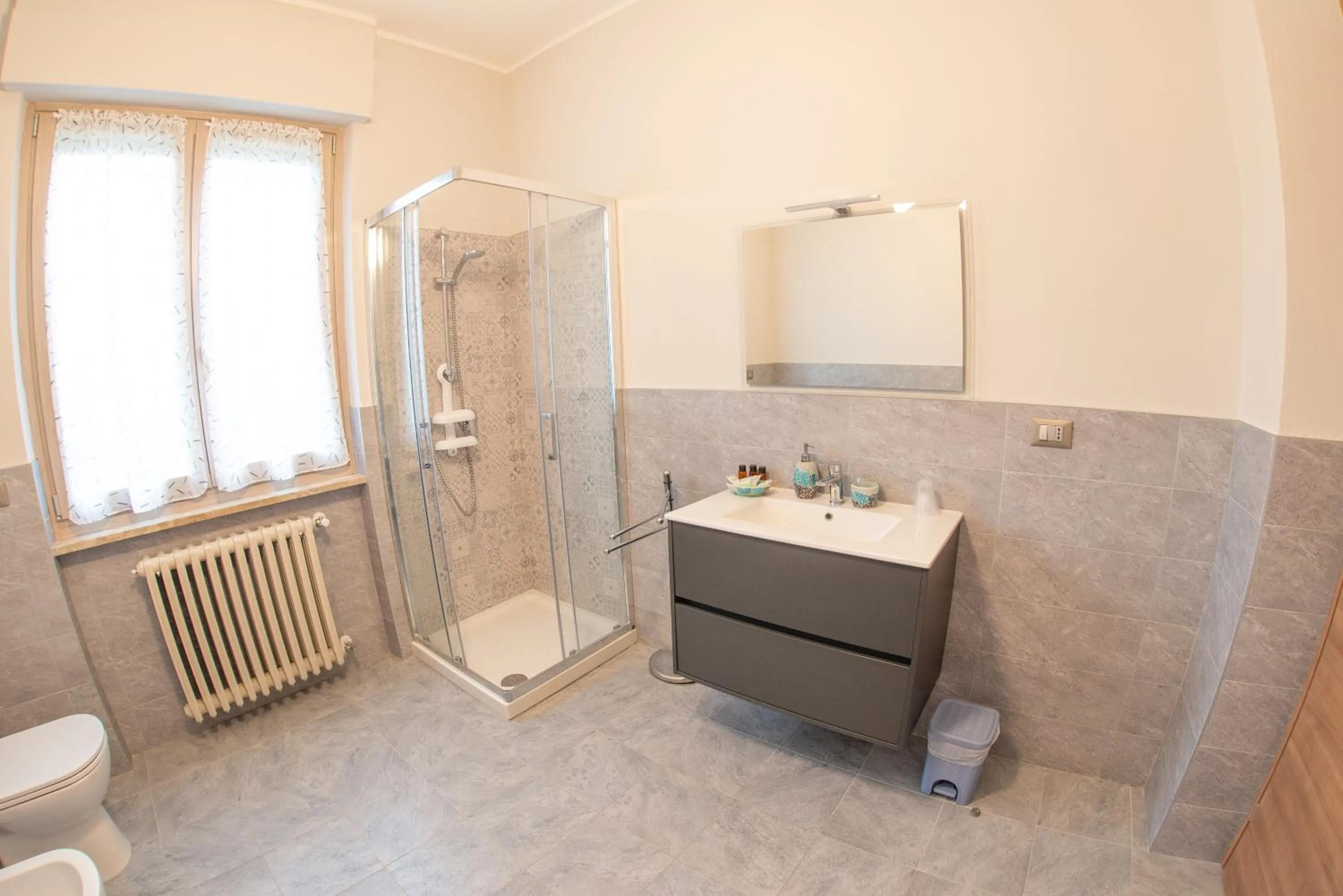 Shower in B&B da Laura e Aldo