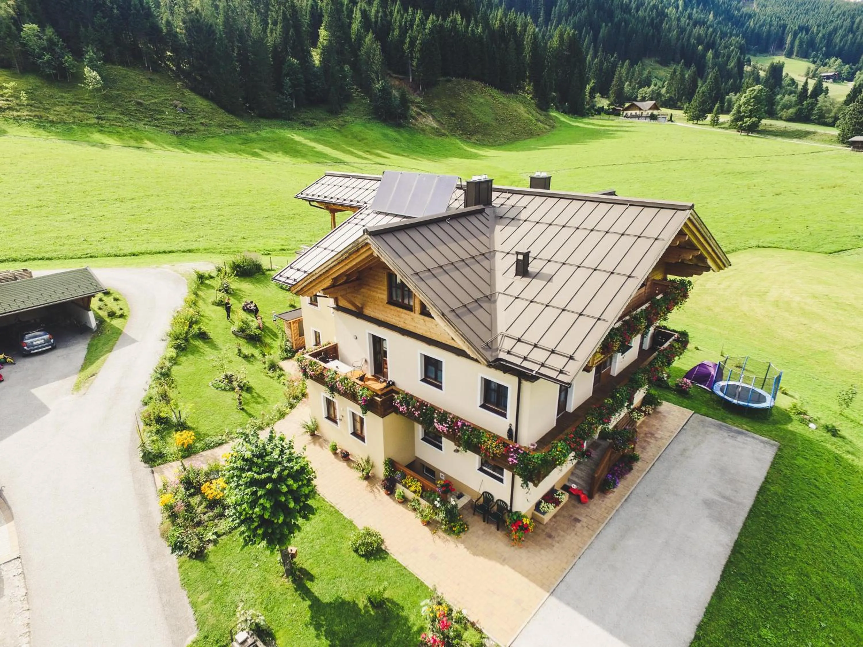 Bird's eye view in ARCHE Hof Öbristhof