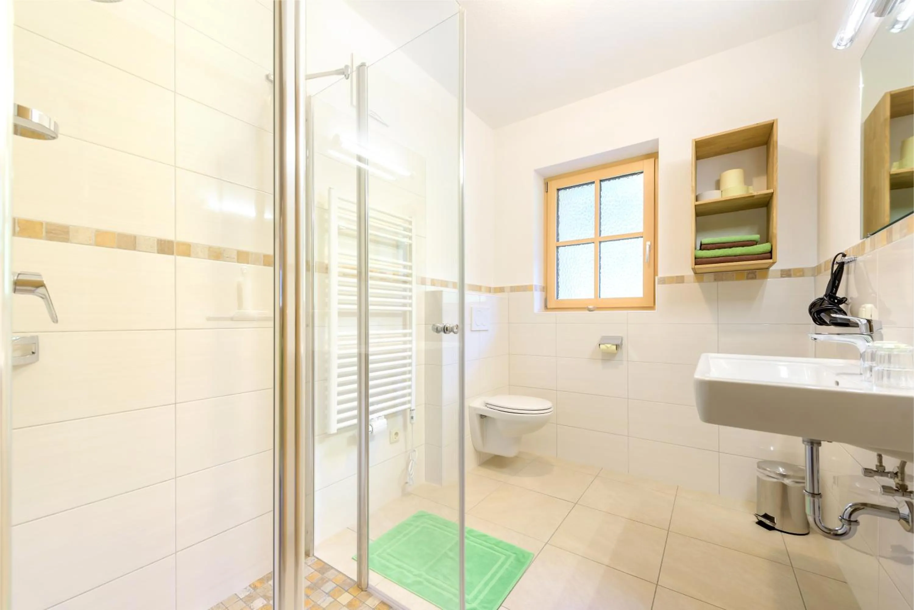 Shower in ARCHE Hof Öbristhof